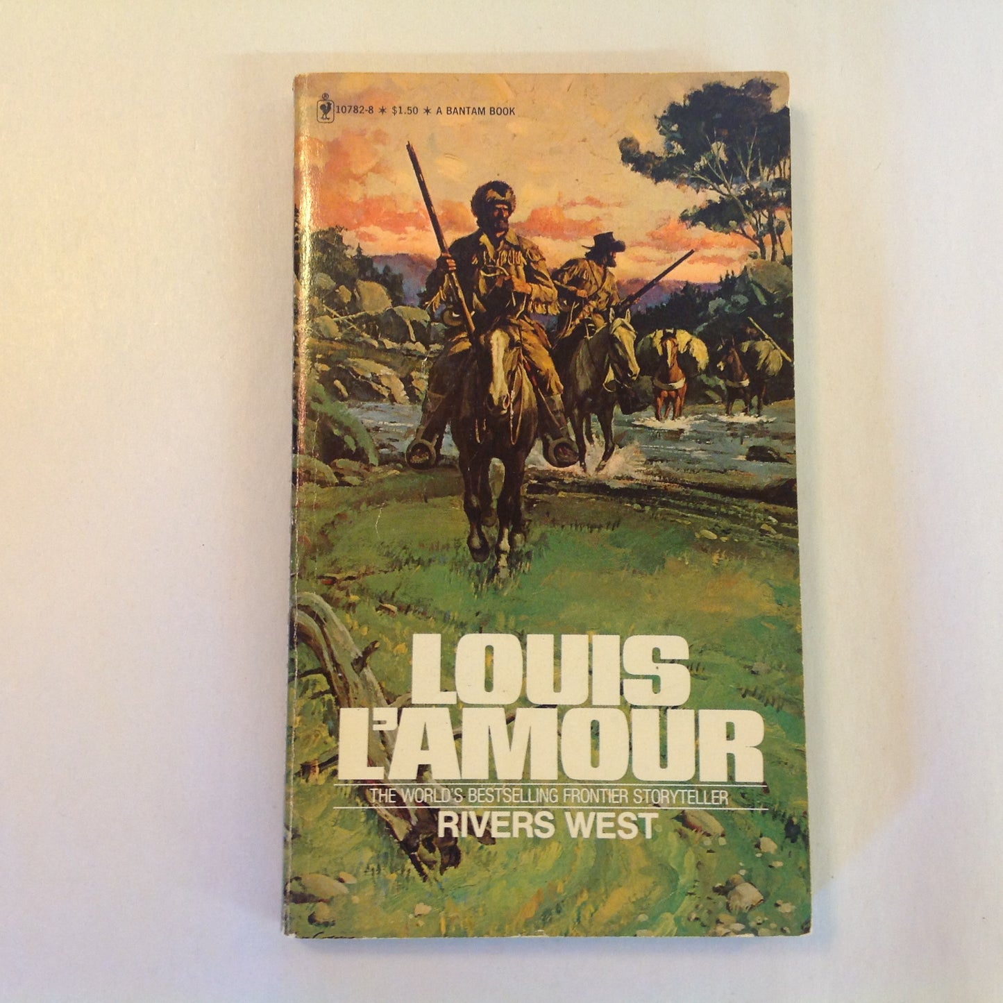 Vintage 1977 Mass Market Paperback Rivers West Louis L'Amour