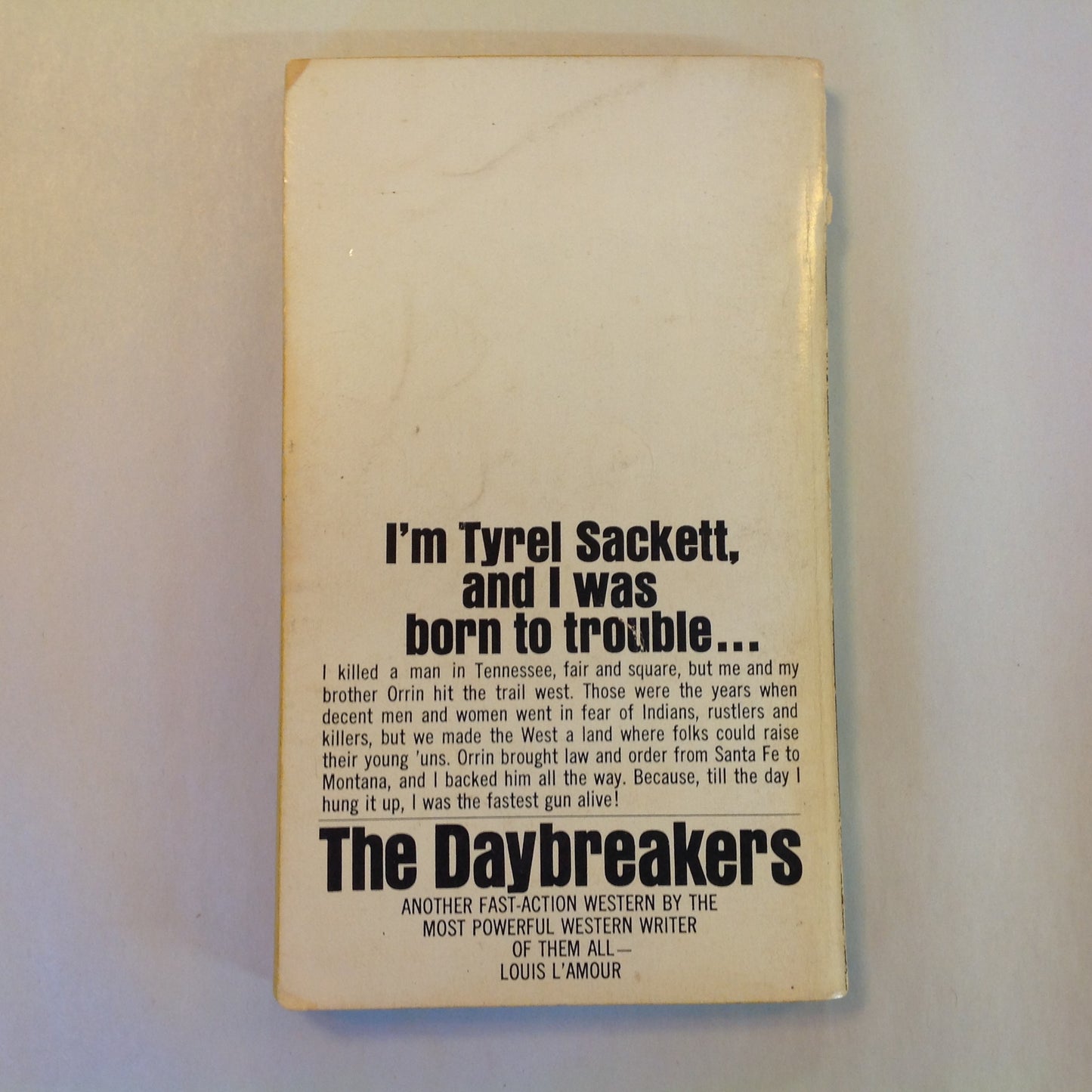 Vintage 1971 Mass Market Paperback The Daybreakers Louis L'Amour