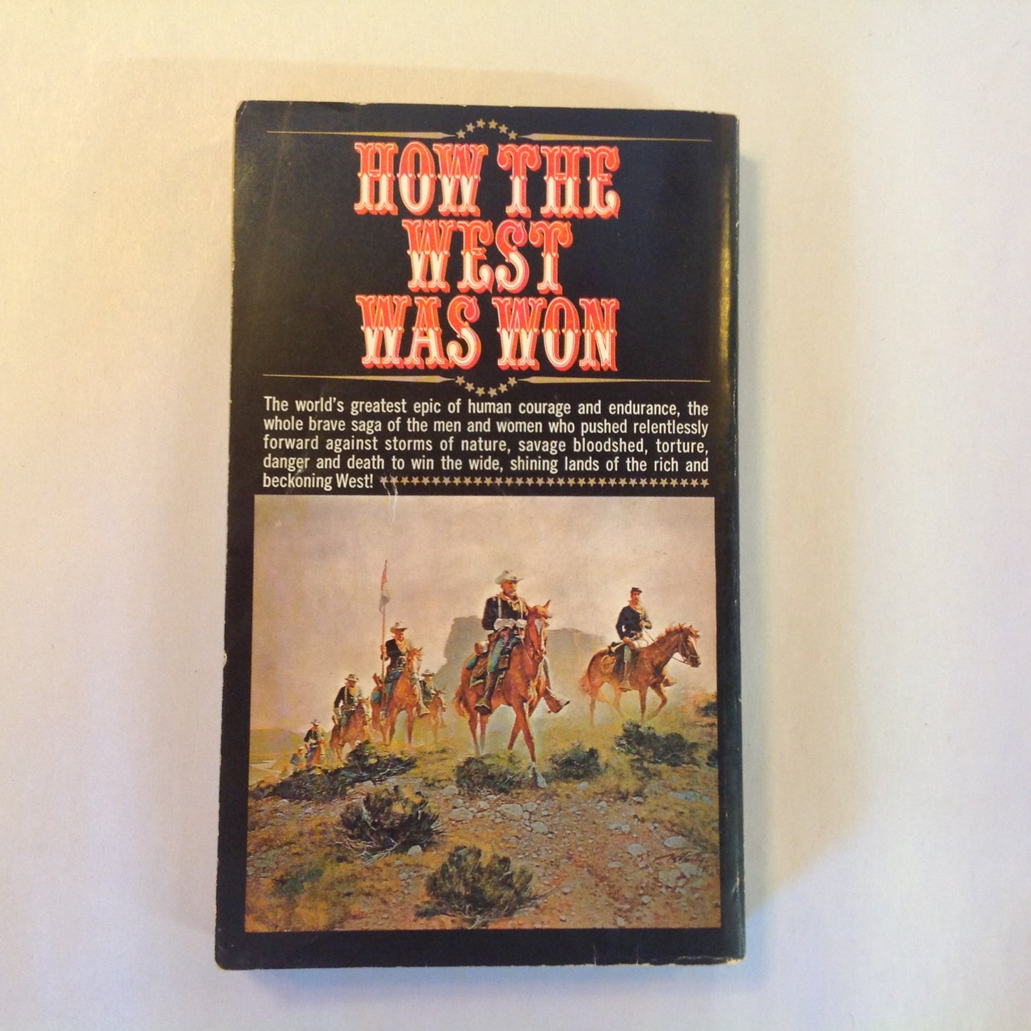 Vintage 1970 Mass Market Paperback How the West Was Won Louis L'Amour
