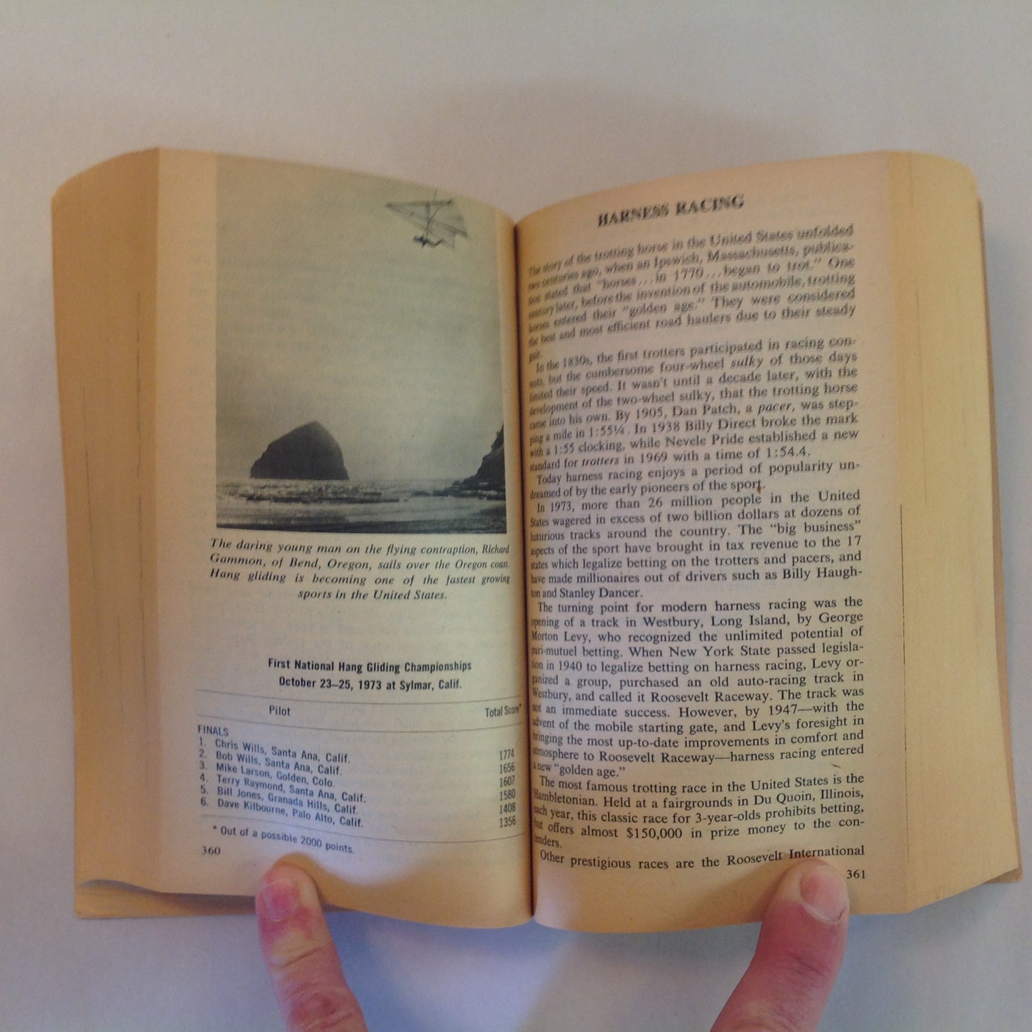 Vintage 1974 Mass Market Paperback The Official Associated Press Sports Almanac 1974