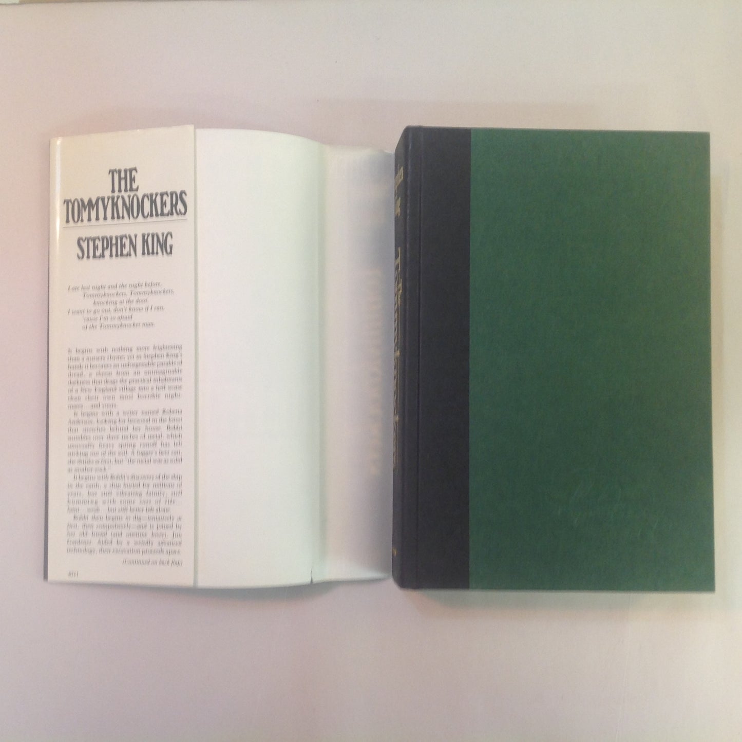 Vintage 1987 HCDJ The Tommyknockers Stephen King