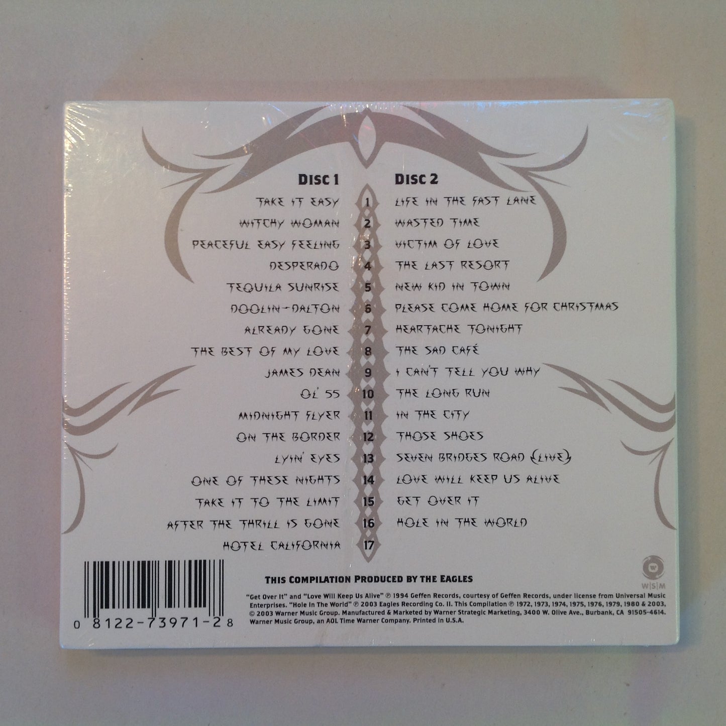 Eagles - The Very Best 2 Disc Collection (SEALED) *Single #63
