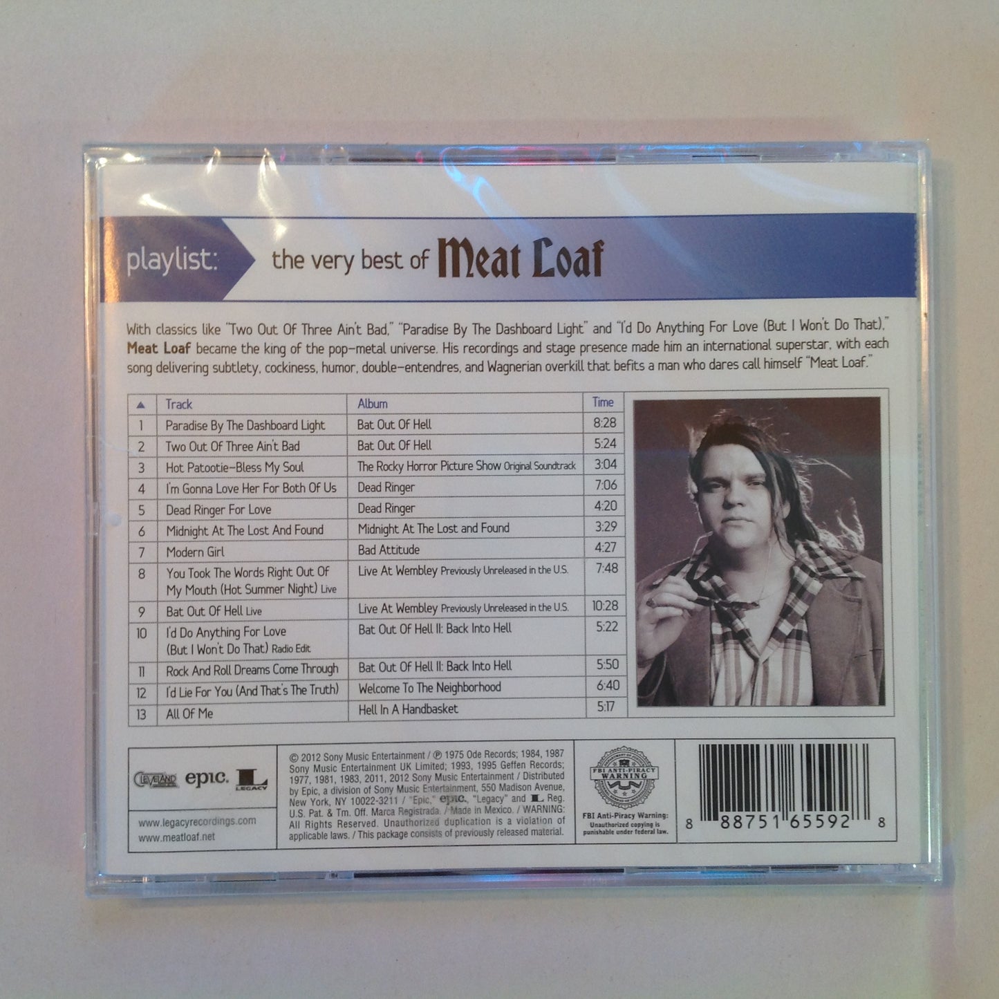 Meat Loaf - The Very Best of Meat Loaf (SEALED) *Single #65