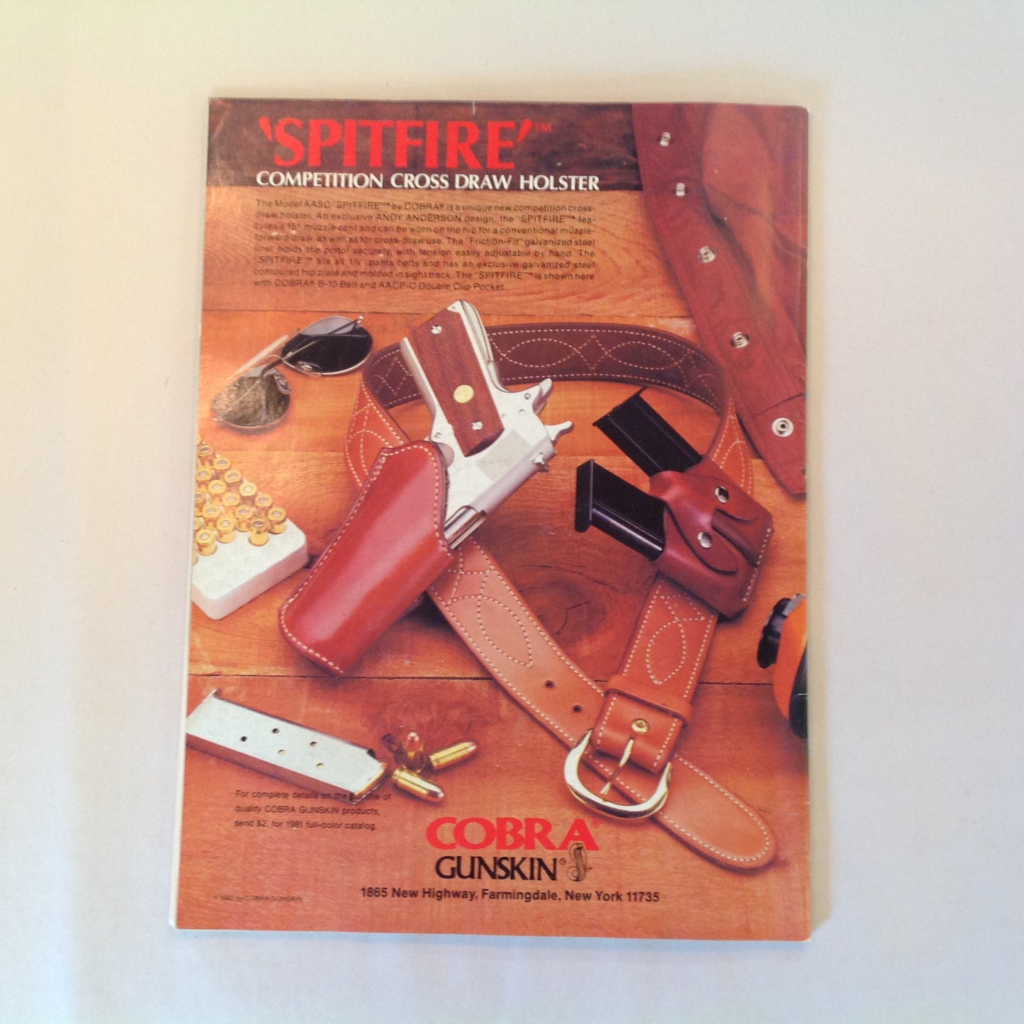 Vintage Jan/Feb 1982 American Handgunner Magazine Gammon by Devel Hank Williams Jr Customer Ruger