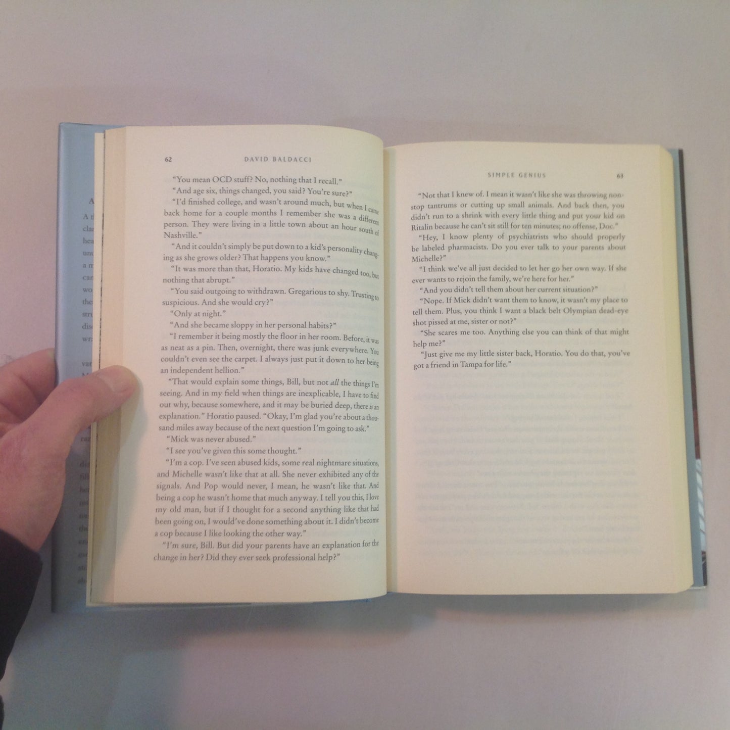 2007 HCDJ Simple Genius David Baldacci First Printing