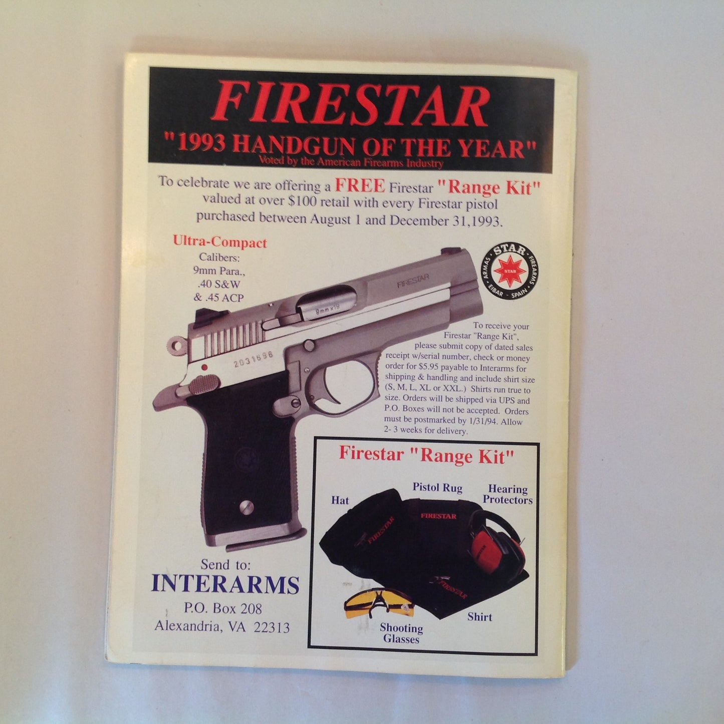 Vintage Sep/Oct 1993 Hand Gunning Magazine Ultimate .44 50 .45-70 Loads For Big Game Gear For Deer Hunting