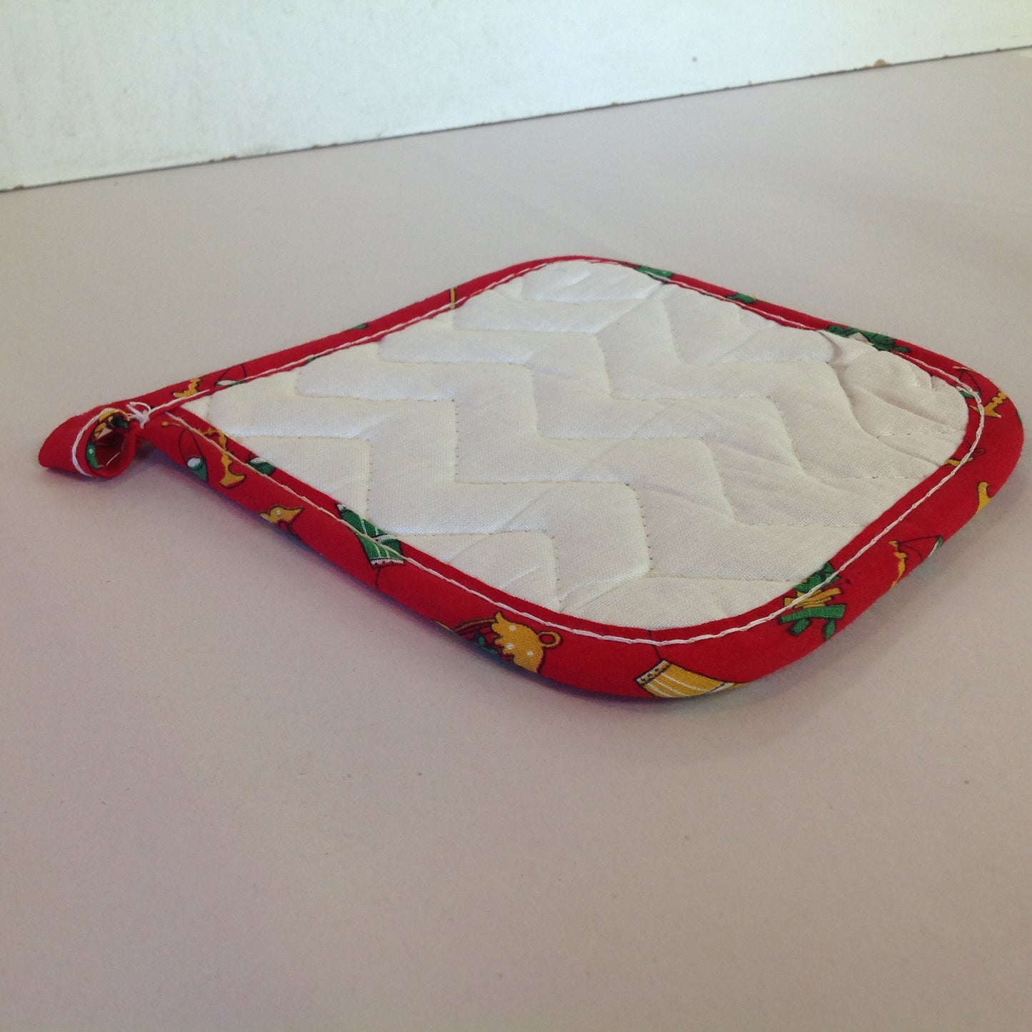 Vtg The Dodge Boys Pot Holder Hot Pad Van Dyke Dodge NOS Unused Red Detroit MI