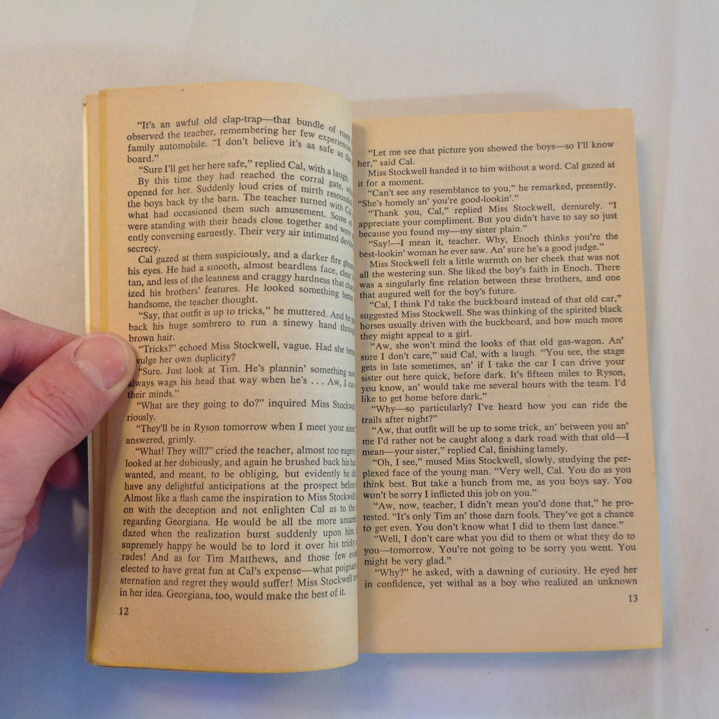 Vintage 1975 Mass Market Paperback Code of the West Zane Grey