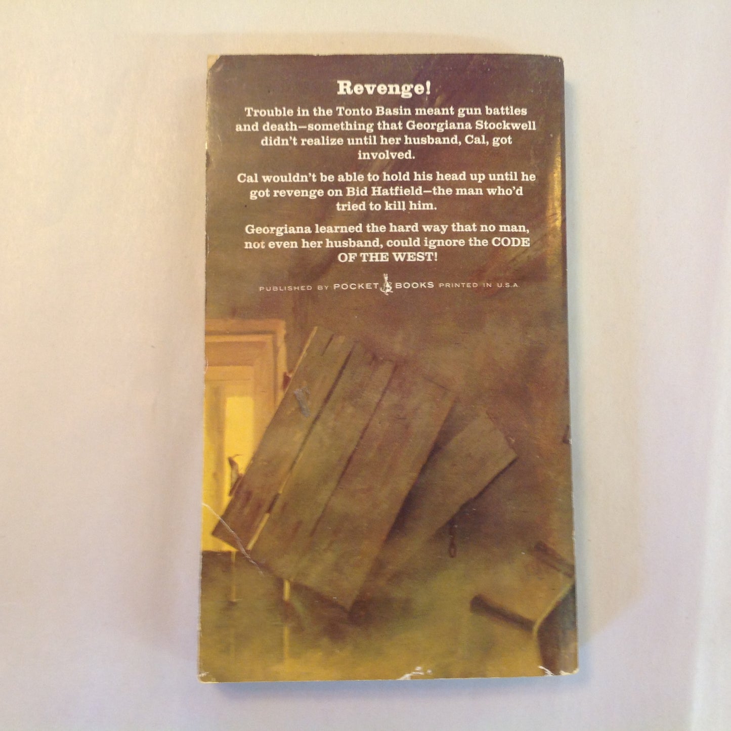 Vintage 1975 Mass Market Paperback Code of the West Zane Grey