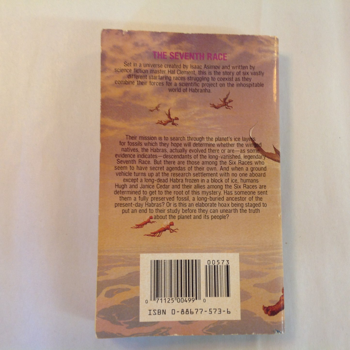 Vintage 1993 Mass Market Paperback Fossil: Isaac's Universe Hal Clement