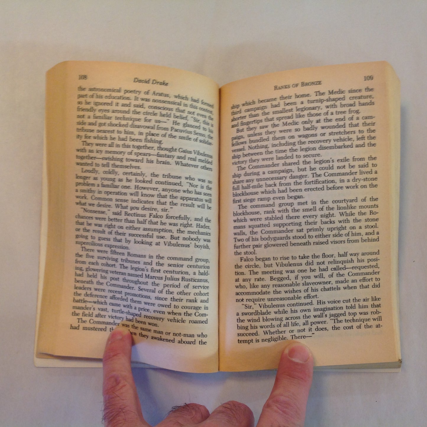 Vintage 1986 Mass Market Paperback Ranks of Bronze David Drake