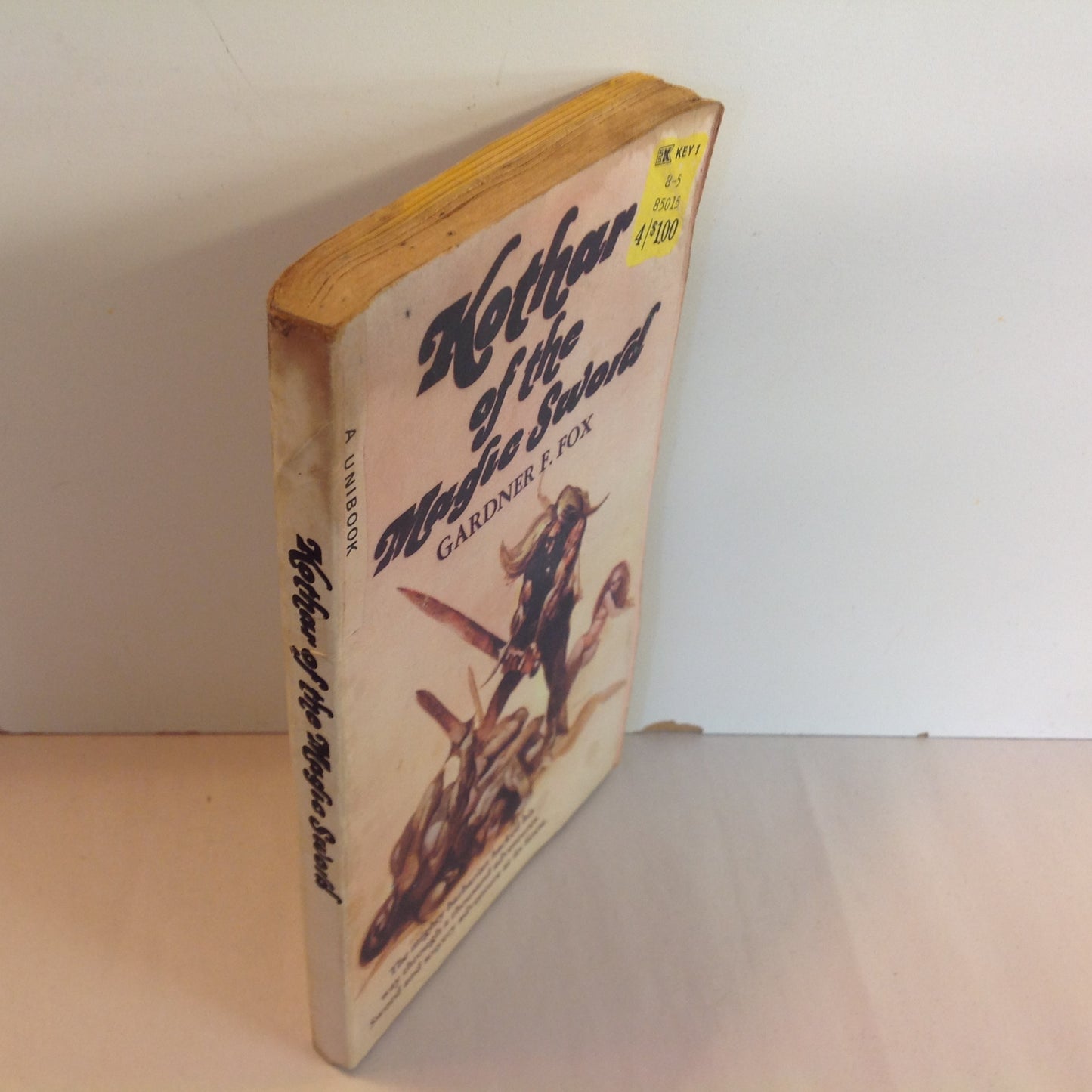 Vintage Mass Market Paperback Kothar of the Magic Sword Gardner F. Fox