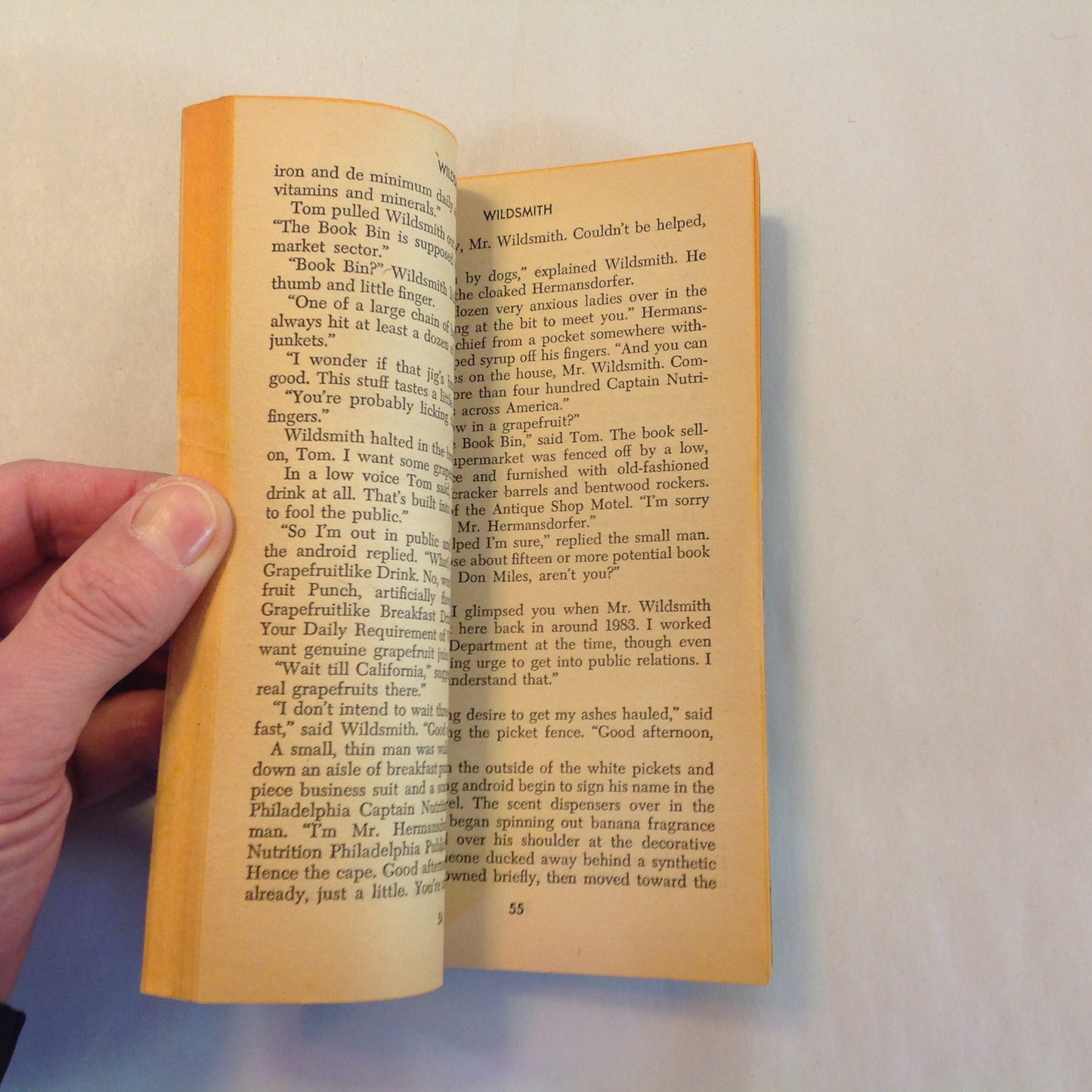 Vintage 1972 Mass Market Paperback Wildsmith Ron Goulart