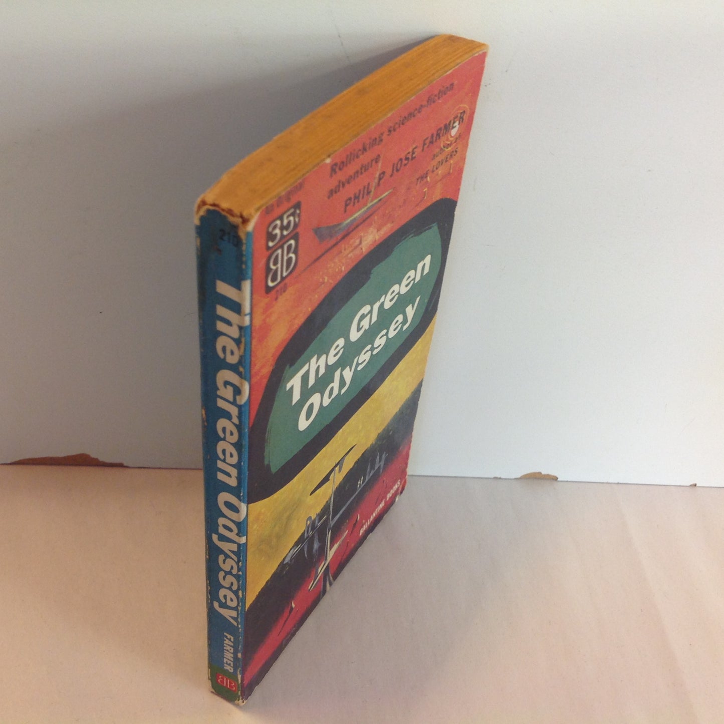 Vintage 1957 Mass Market Paperback The Green Odyssey Philip Jose Farmer First Ballantine