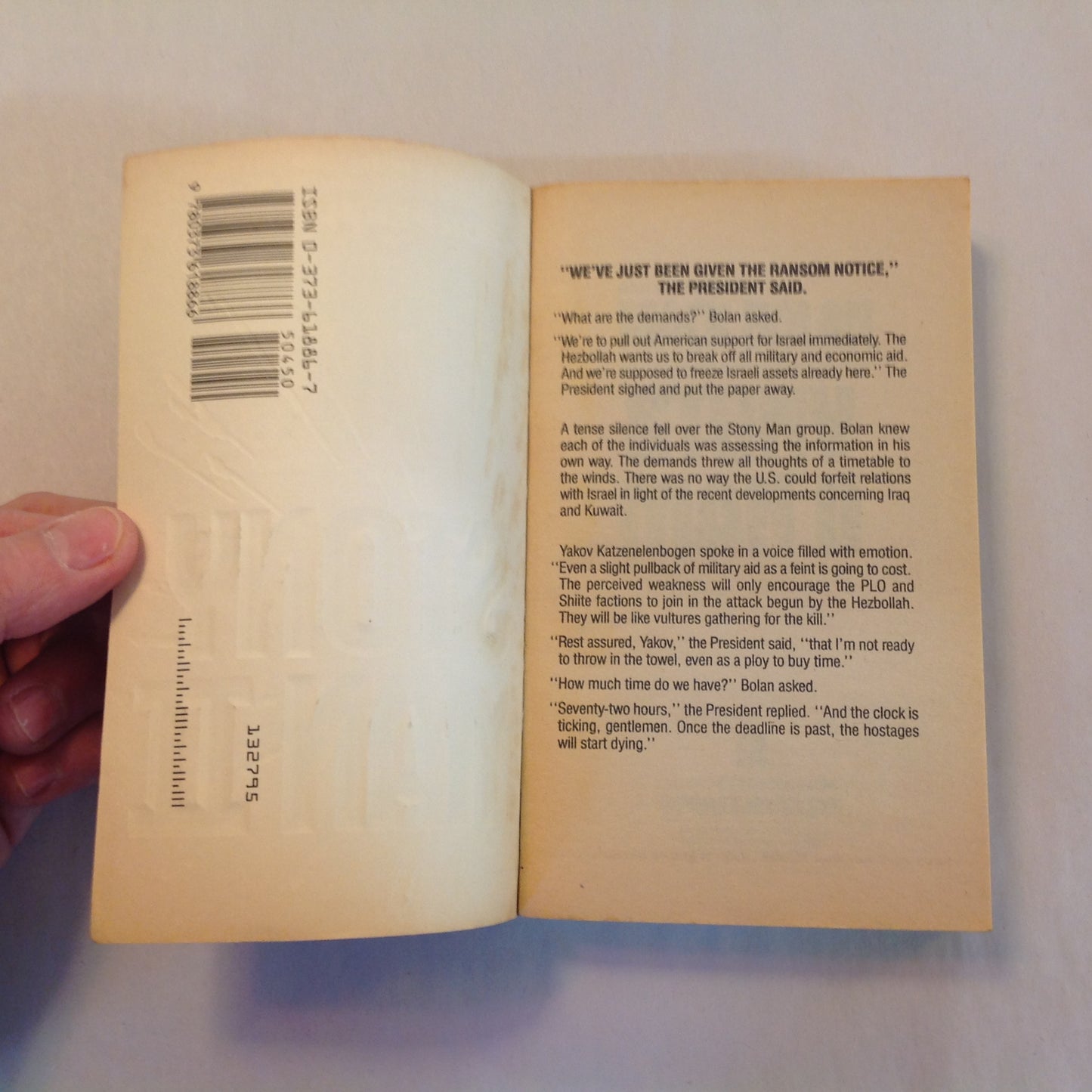 Vintage 1991 Mass Market Paperback Don Pendleton's Mack Bolan: Stony Man II