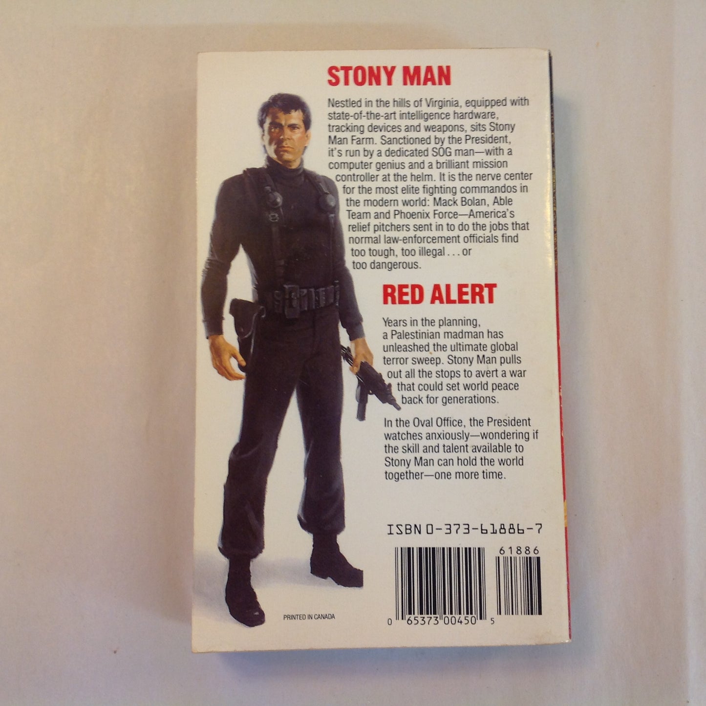 Vintage 1991 Mass Market Paperback Don Pendleton's Mack Bolan: Stony Man II