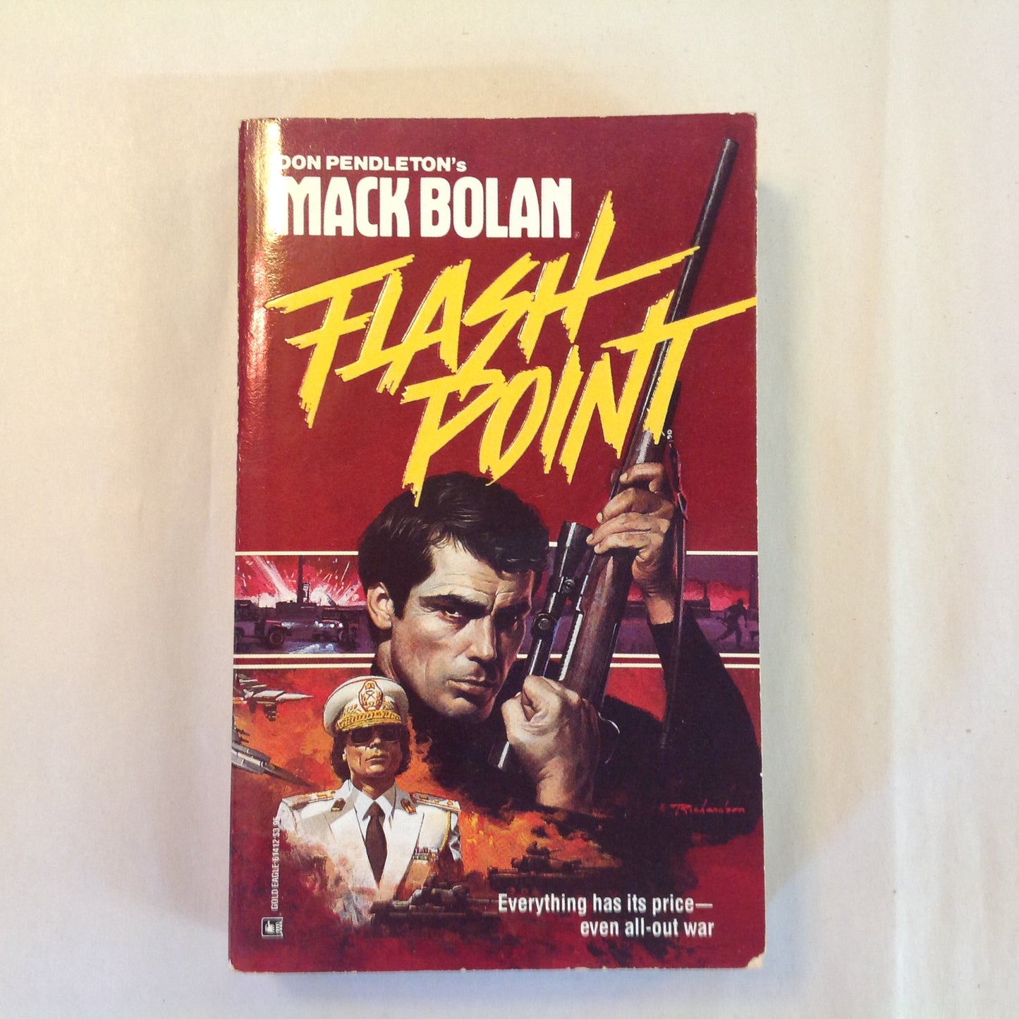 Vintage 1988 Mass Market Paperback Don Pendleton's Mack Bolan: Flash Point