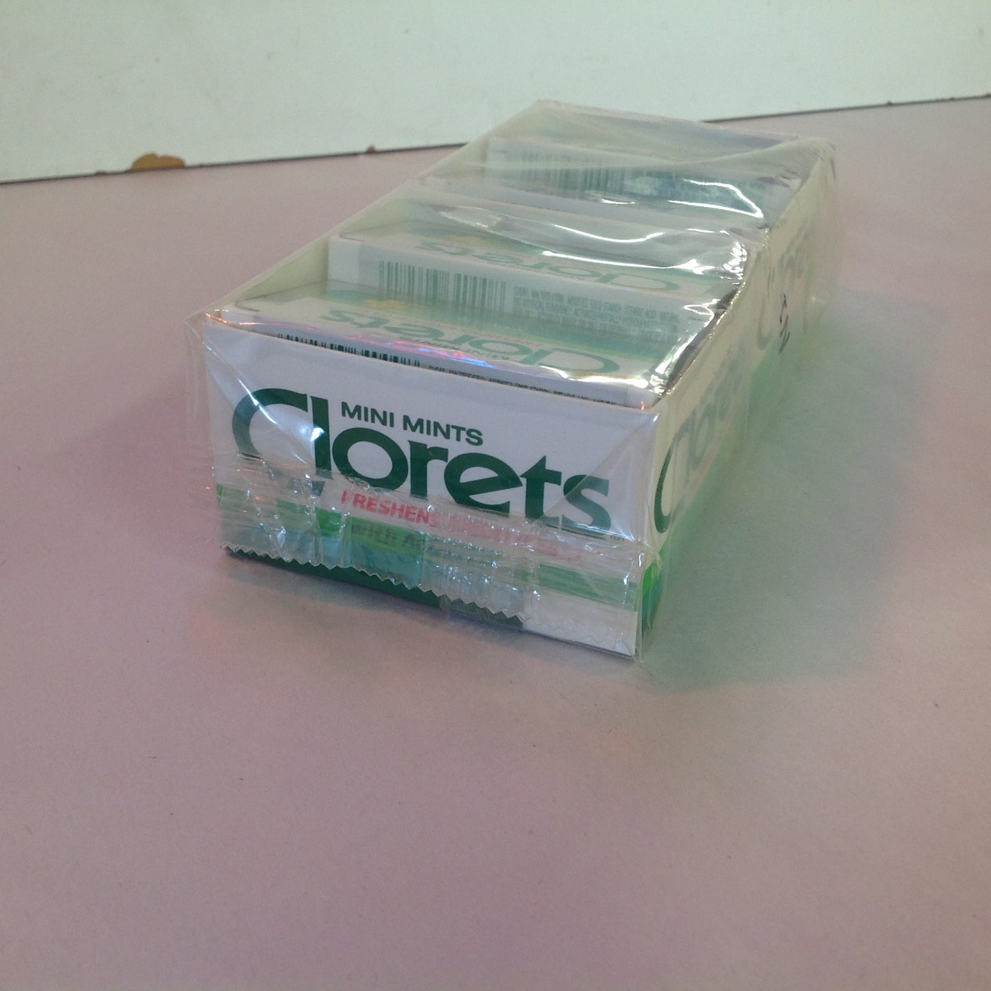 Vintage 1990 NOS Clorets with Actizol Mini Mints Pack of 12 Boxes Unopened
