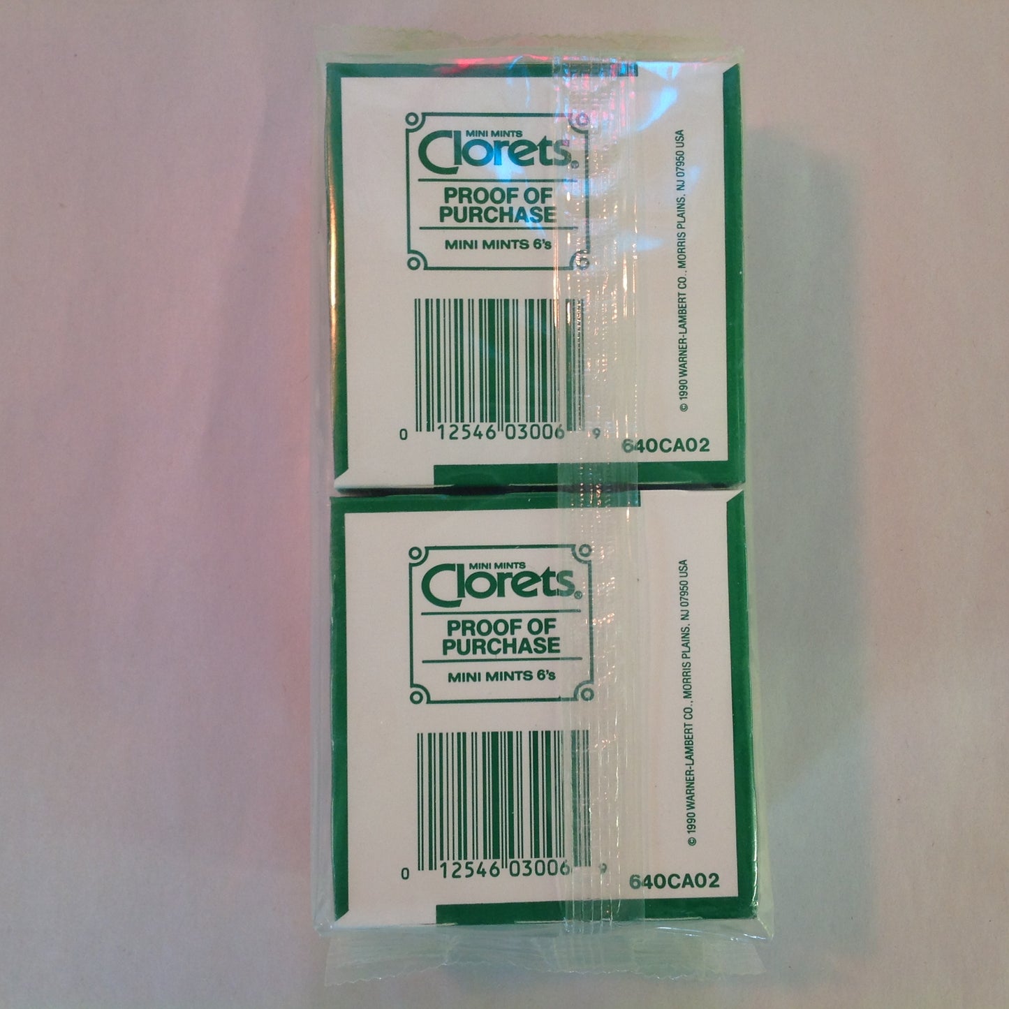 Vintage 1990 NOS Clorets with Actizol Mini Mints Pack of 12 Boxes Unopened