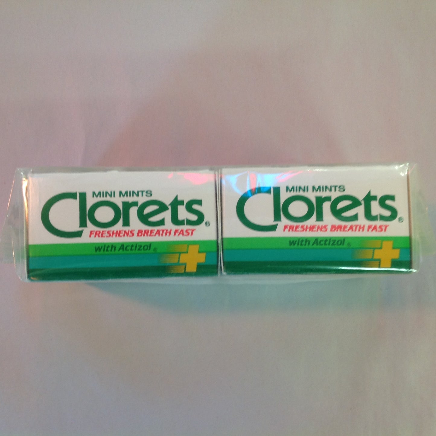 Vintage 1990 NOS Clorets with Actizol Mini Mints Pack of 12 Boxes Unopened