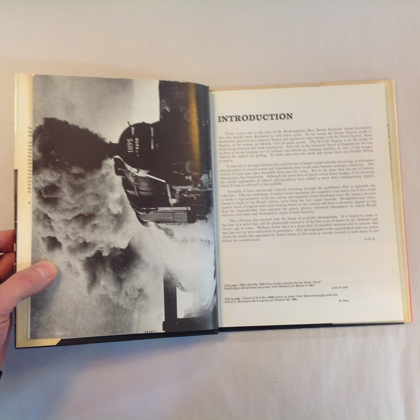 Vintage 1976 Pictorial Hardcover The Last Years of British Steam Ian Allan