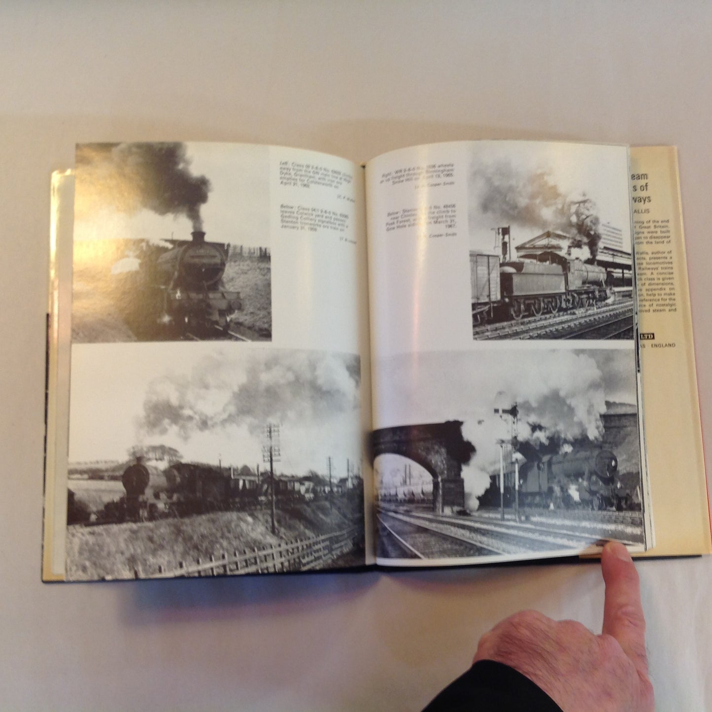 Vintage 1976 Pictorial Hardcover The Last Years of British Steam Ian Allan