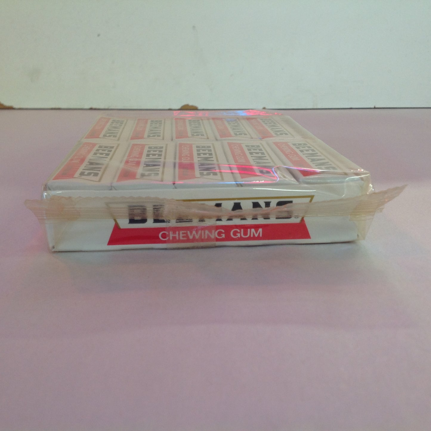 Vintage 1990's NOS Beeman Chewing Gum 20-Pack Box Unopened