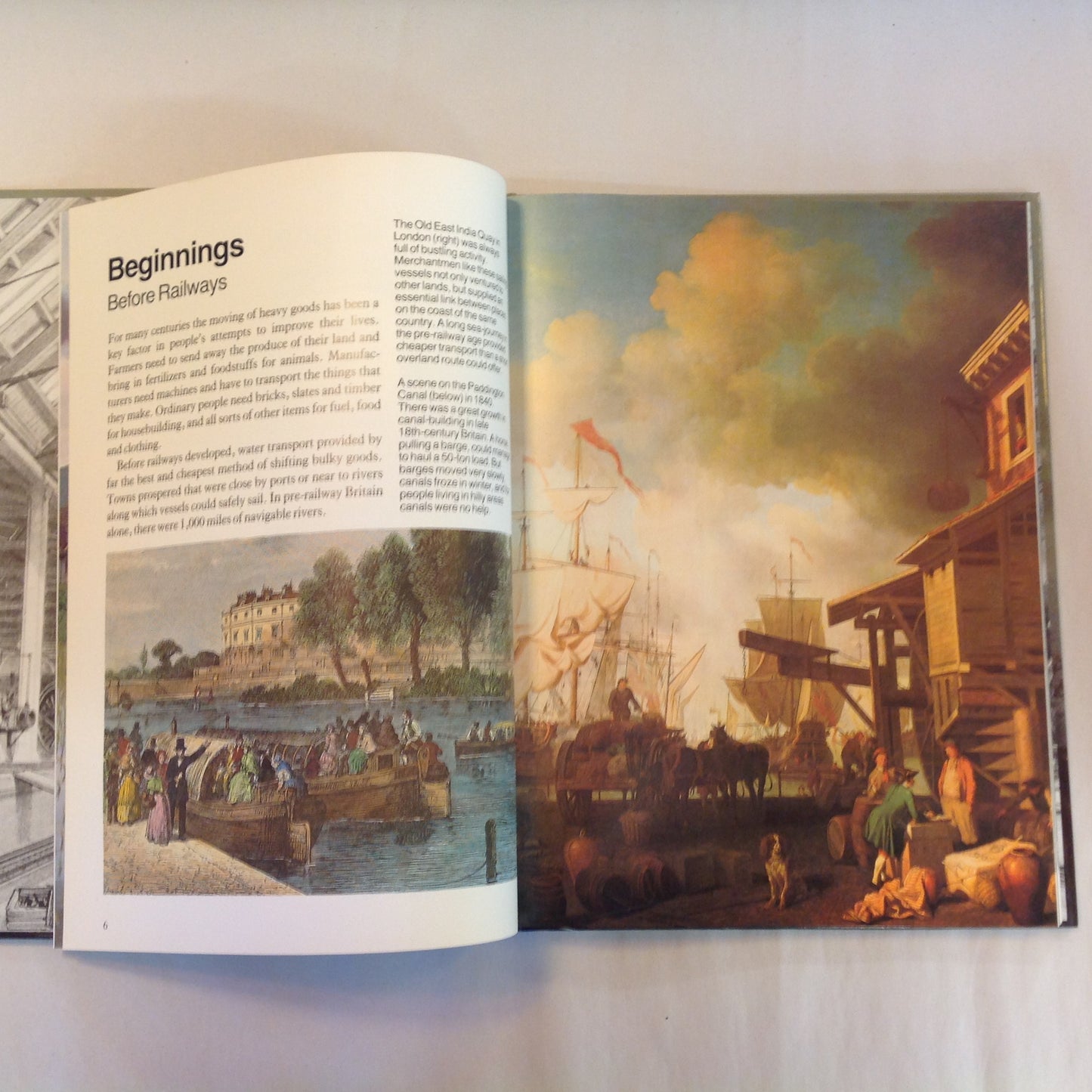 Vintage 1989 Pictorial Hardcover The Magic of Railways Sydney Wood