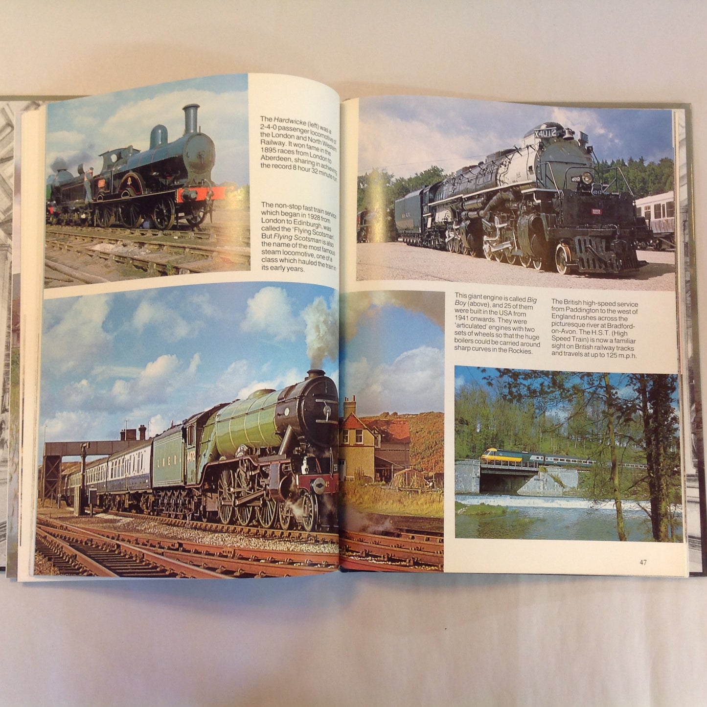 Vintage 1989 Pictorial Hardcover The Magic of Railways Sydney Wood