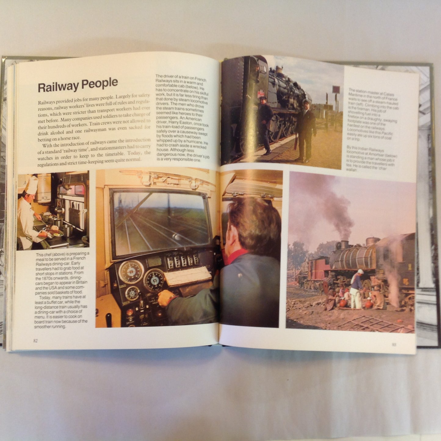 Vintage 1989 Pictorial Hardcover The Magic of Railways Sydney Wood