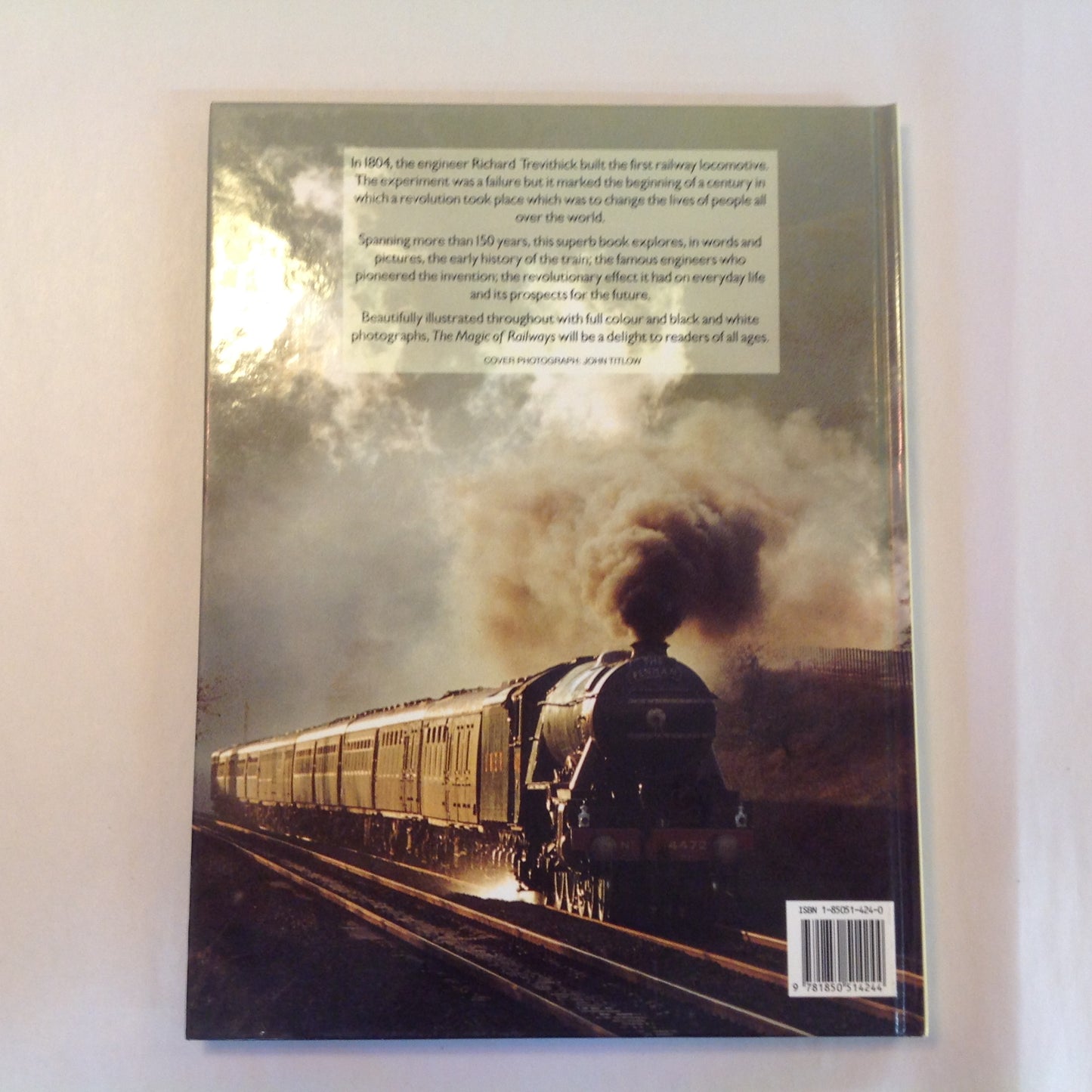 Vintage 1989 Pictorial Hardcover The Magic of Railways Sydney Wood