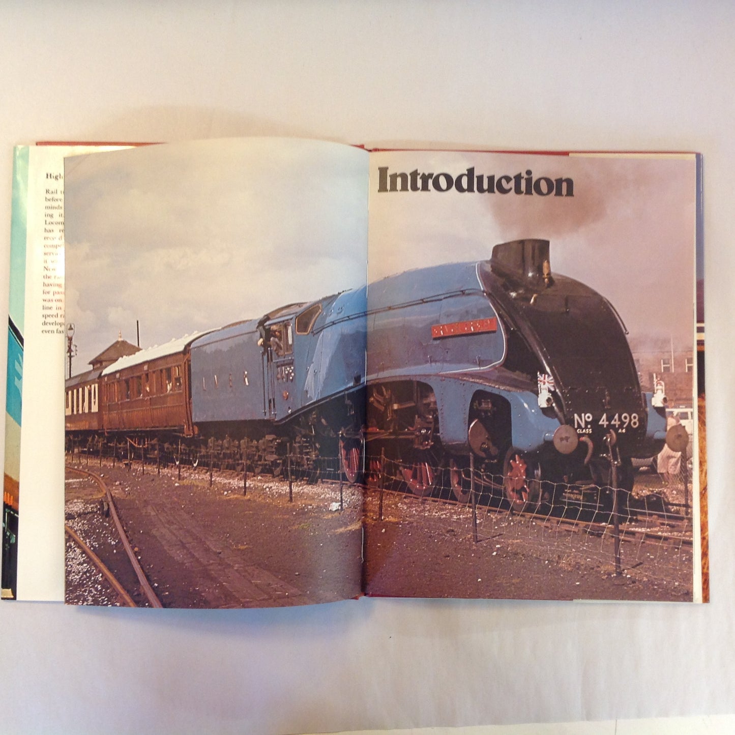 Vintage 1978 Pictorial Hardcover High Speed Trains Jane Collins