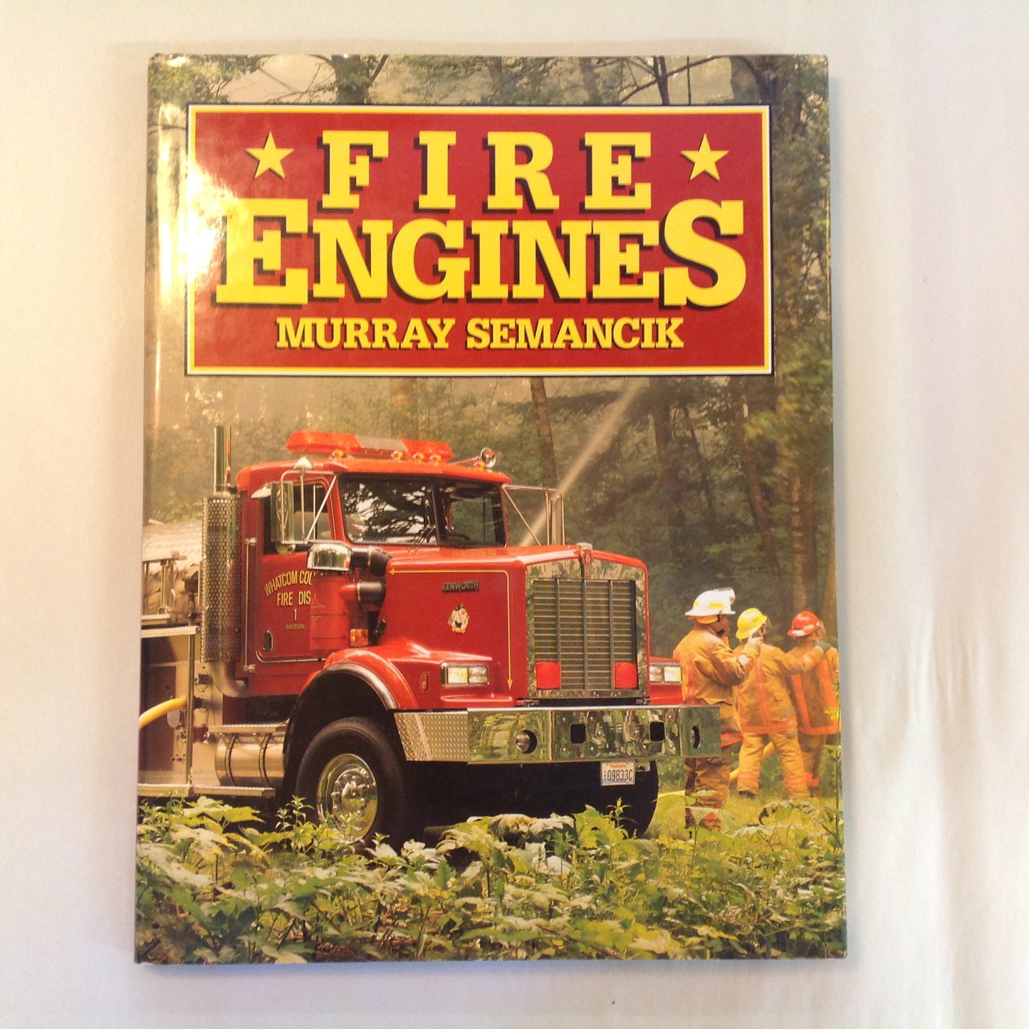 Vintage 1992 Pictorial Hardcover Fire Engines Murray Semancik