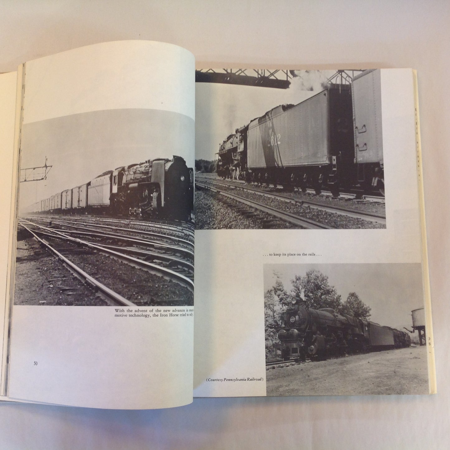 Vintage 1968 Pictorial Hardcover American Railroads in Transition: The Passing of the Steam Locomotives Robert S. Carper