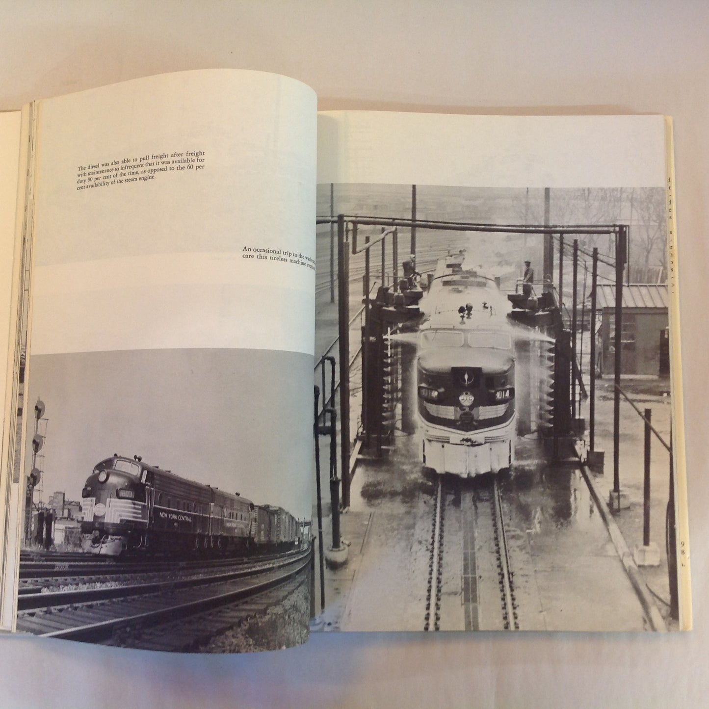 Vintage 1968 Pictorial Hardcover American Railroads in Transition: The Passing of the Steam Locomotives Robert S. Carper