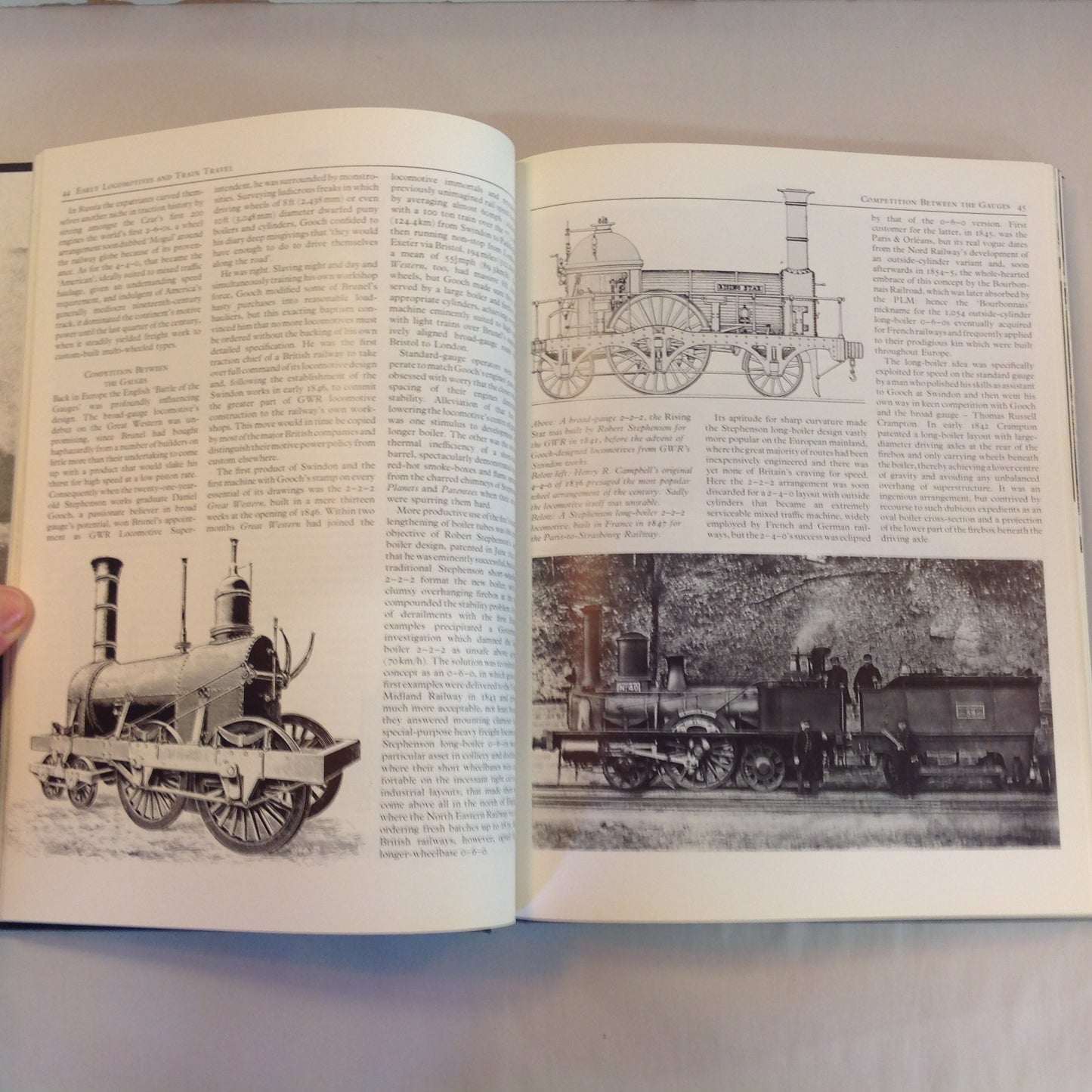 Vintage 1987 Pictorial Hardcover Railways: Past, Present & Future G. Freeman Allan