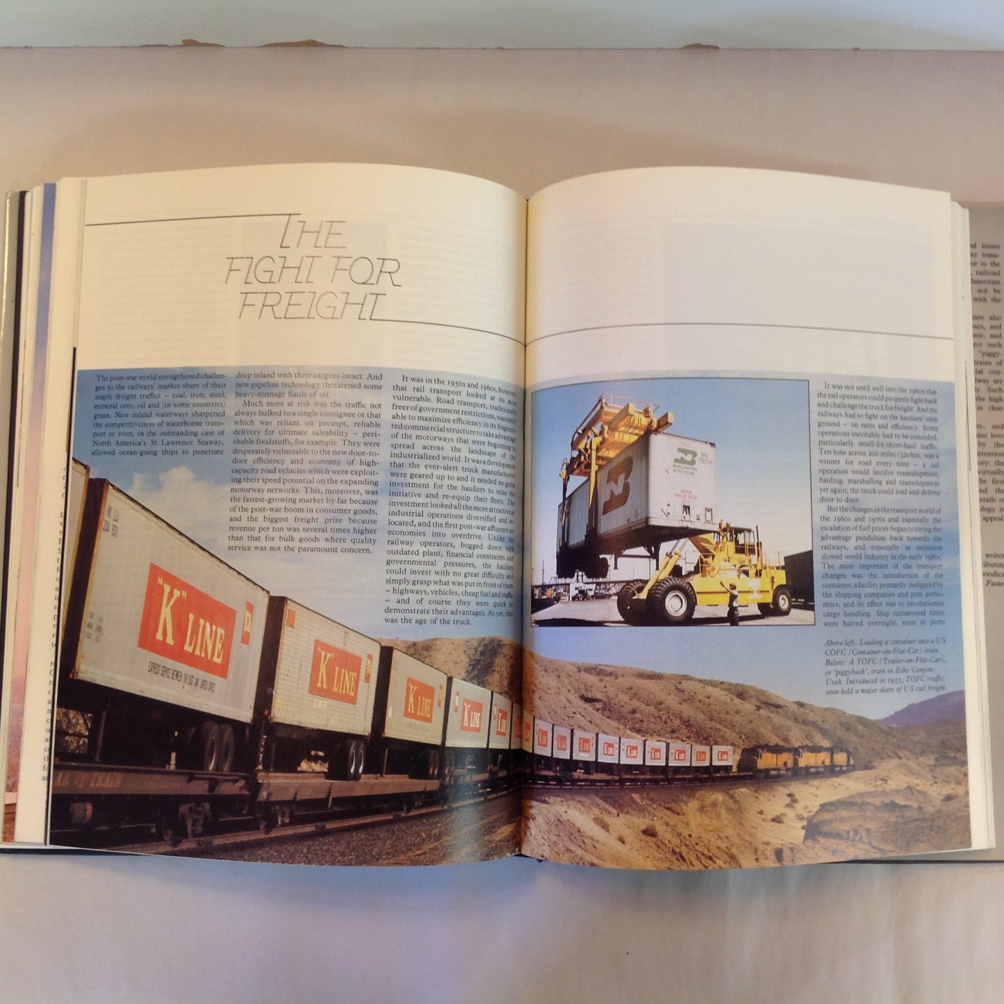 Vintage 1987 Pictorial Hardcover Railways: Past, Present & Future G. Freeman Allan