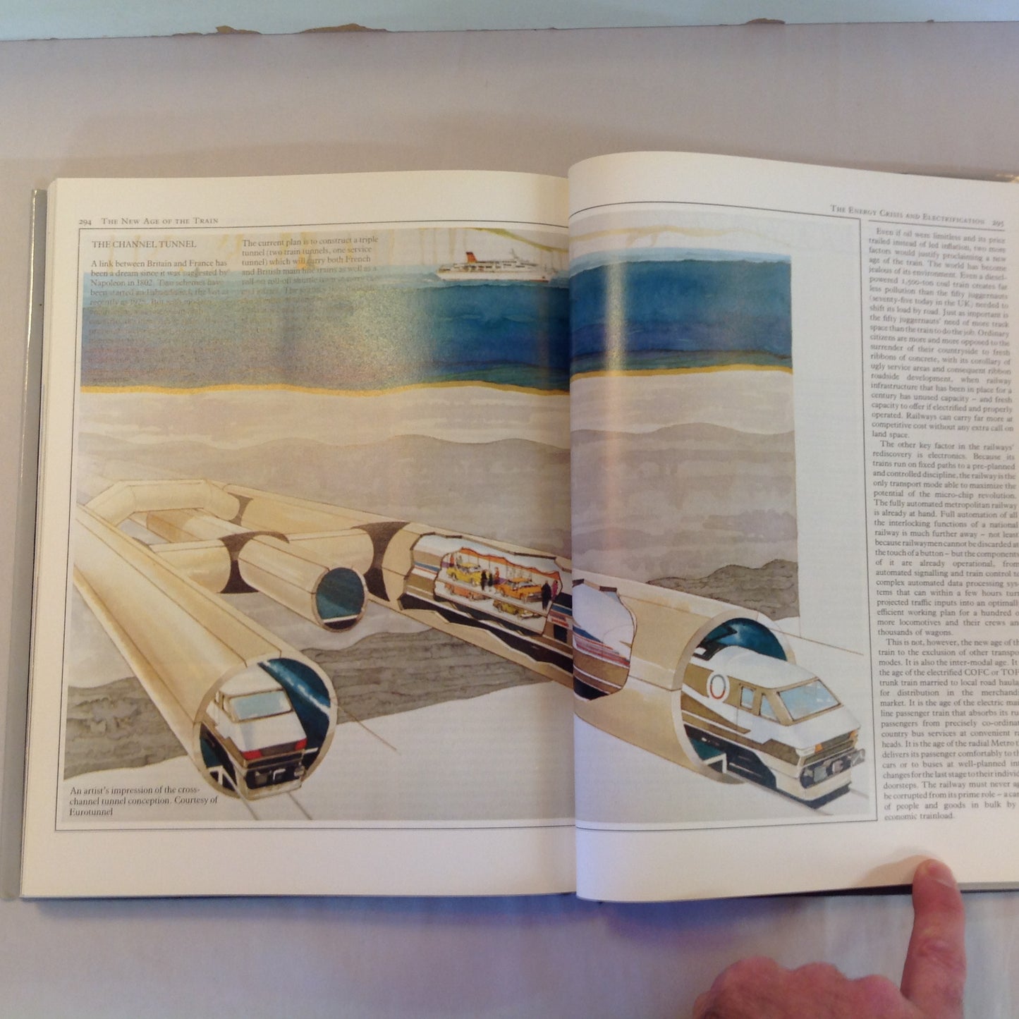 Vintage 1987 Pictorial Hardcover Railways: Past, Present & Future G. Freeman Allan