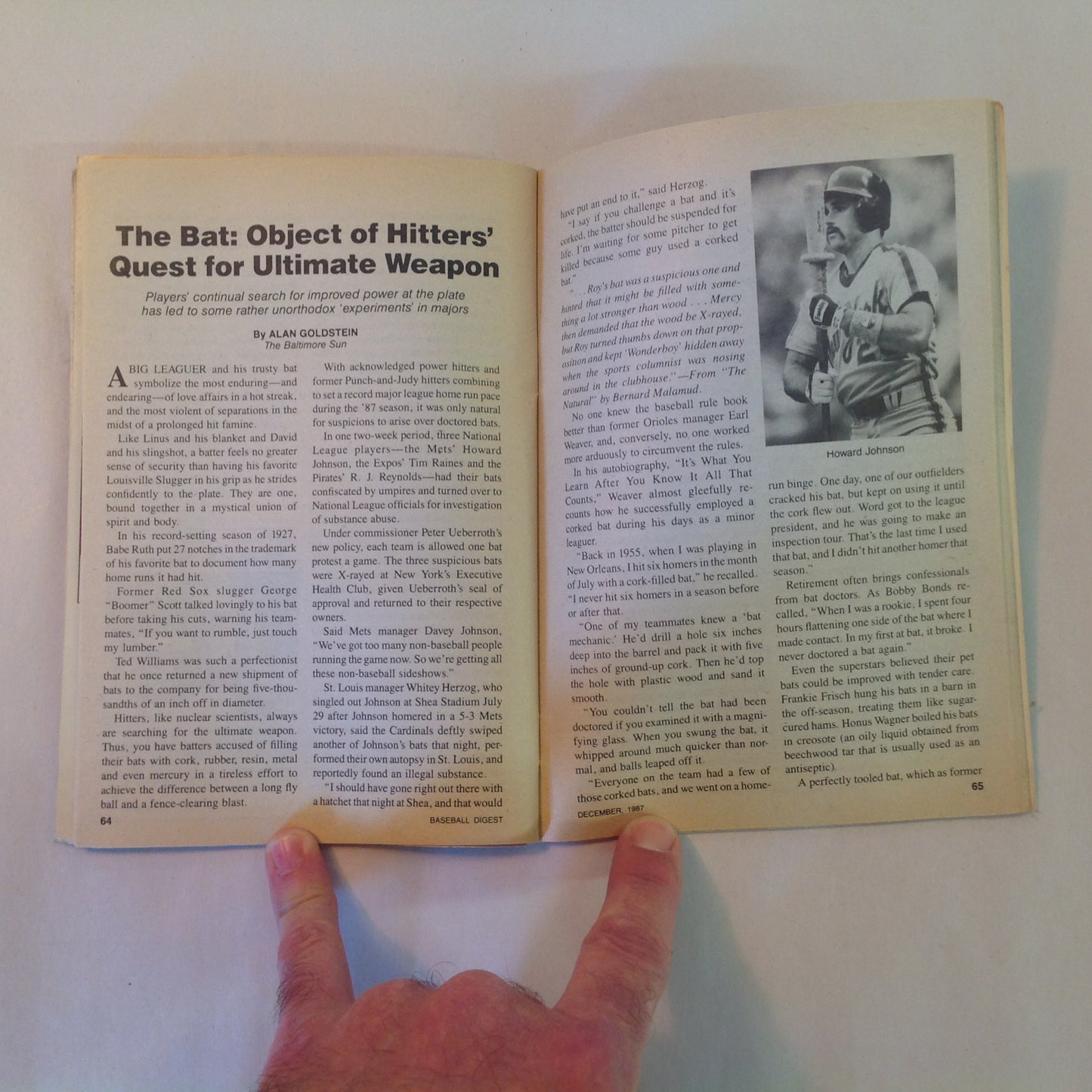 Vintage Dec 1987 Baseball Digest Magazine 1987 Rookie All-Star Team Mike Dunne Kevin Seitzer The Royals' Prize Freshman