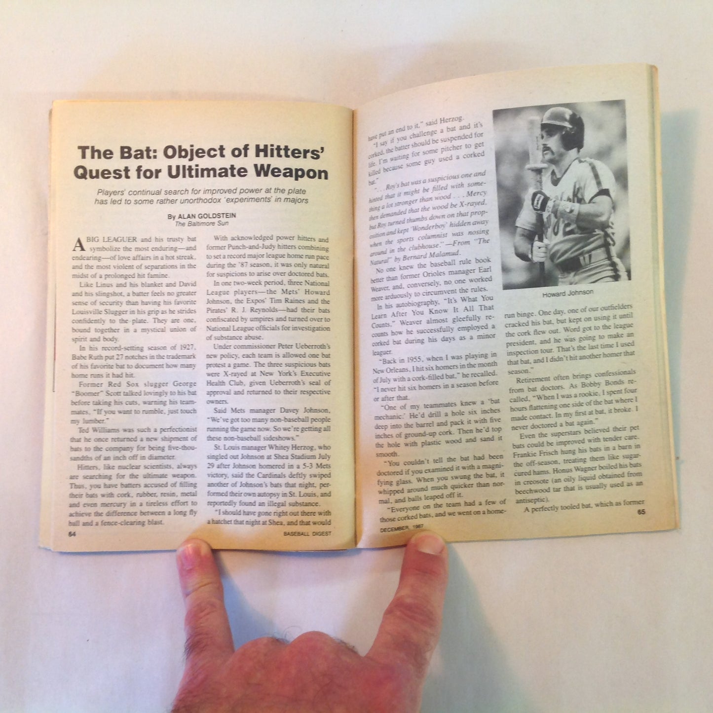 Vintage Dec 1987 Baseball Digest Magazine 1987 Rookie All-Star Team Mike Dunne Kevin Seitzer The Royals' Prize Freshman