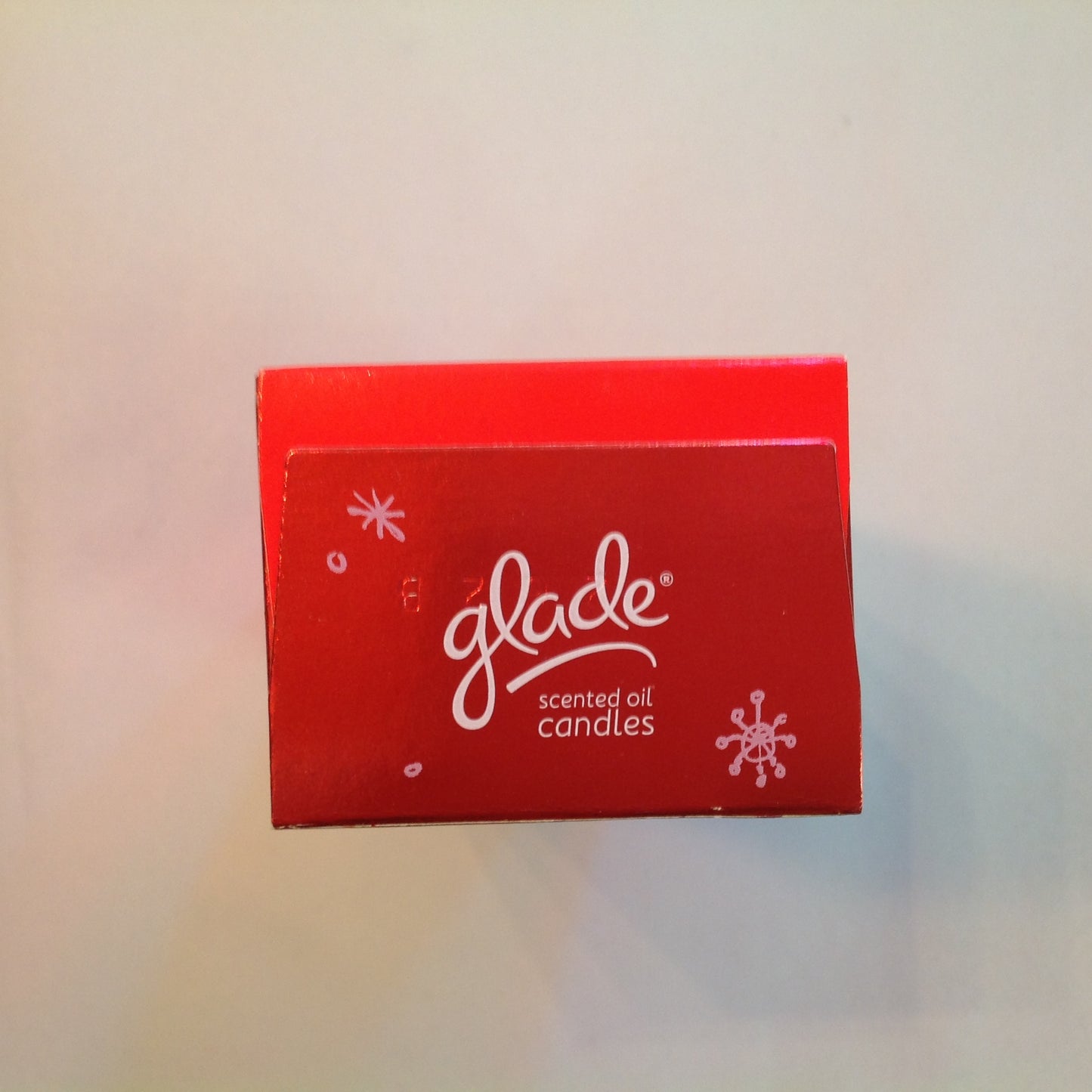 2012 NOS SC Johnson Glade Scented Oil Candles 4 Pack Refills Apple Cinnamon Holiday Scent