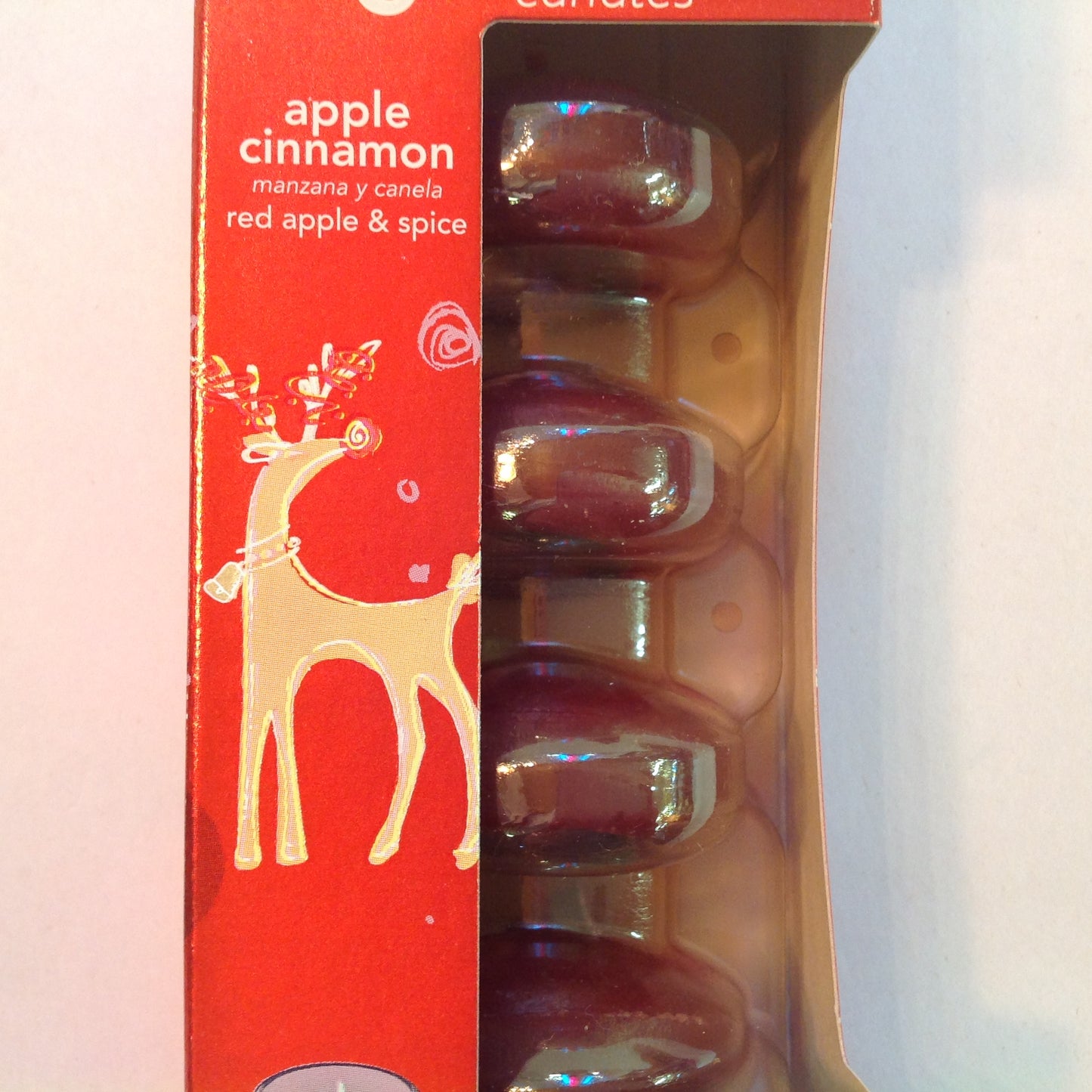 2012 NOS SC Johnson Glade Scented Oil Candles 4 Pack Refills Apple Cinnamon Holiday Scent