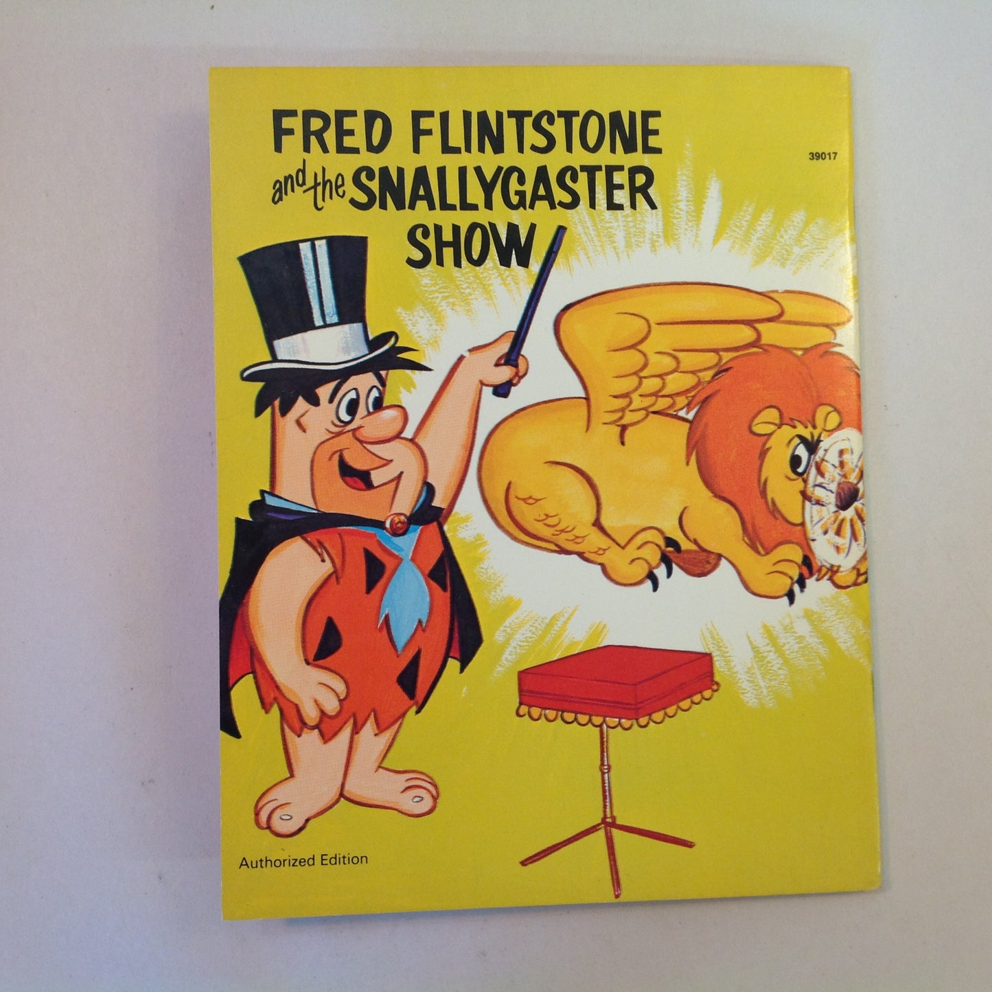 Vintage 1972 Paperback Children's Picture Book Fred Flintsone and the Snallygaster Show Hanna-Barbera