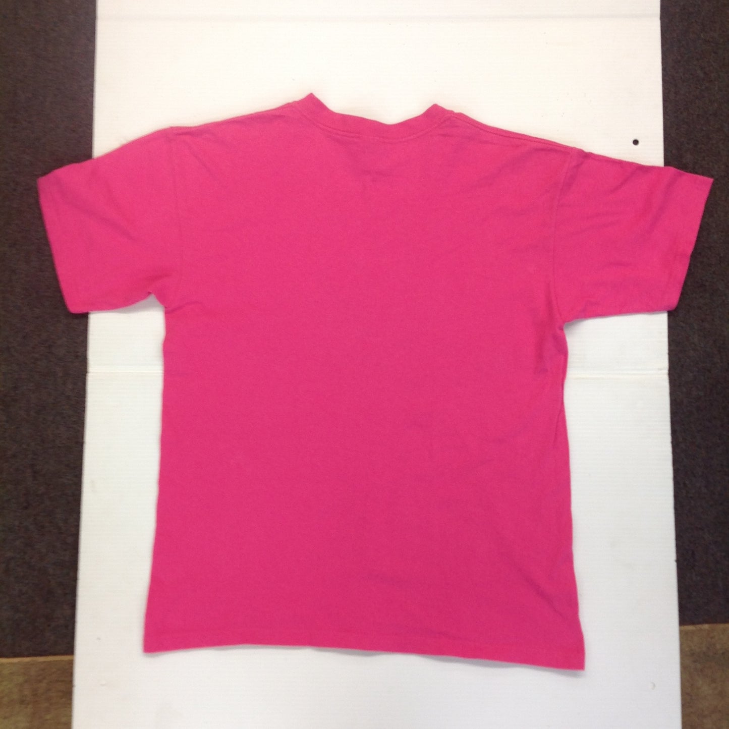 Vintage 1996 Wild West Shirt Co Souvenir Hot Pink Large T-Shirt Pennsylvania Amish Country Covered Bridge Horse and Buggy