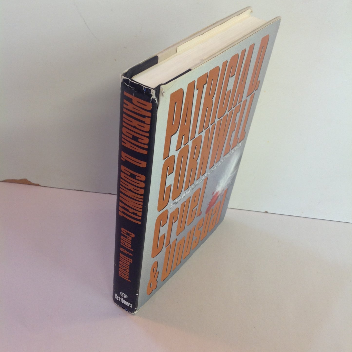 Vintage 1993 HCDJ Cruel & Unusual Patricia D. Cornwell First Printing