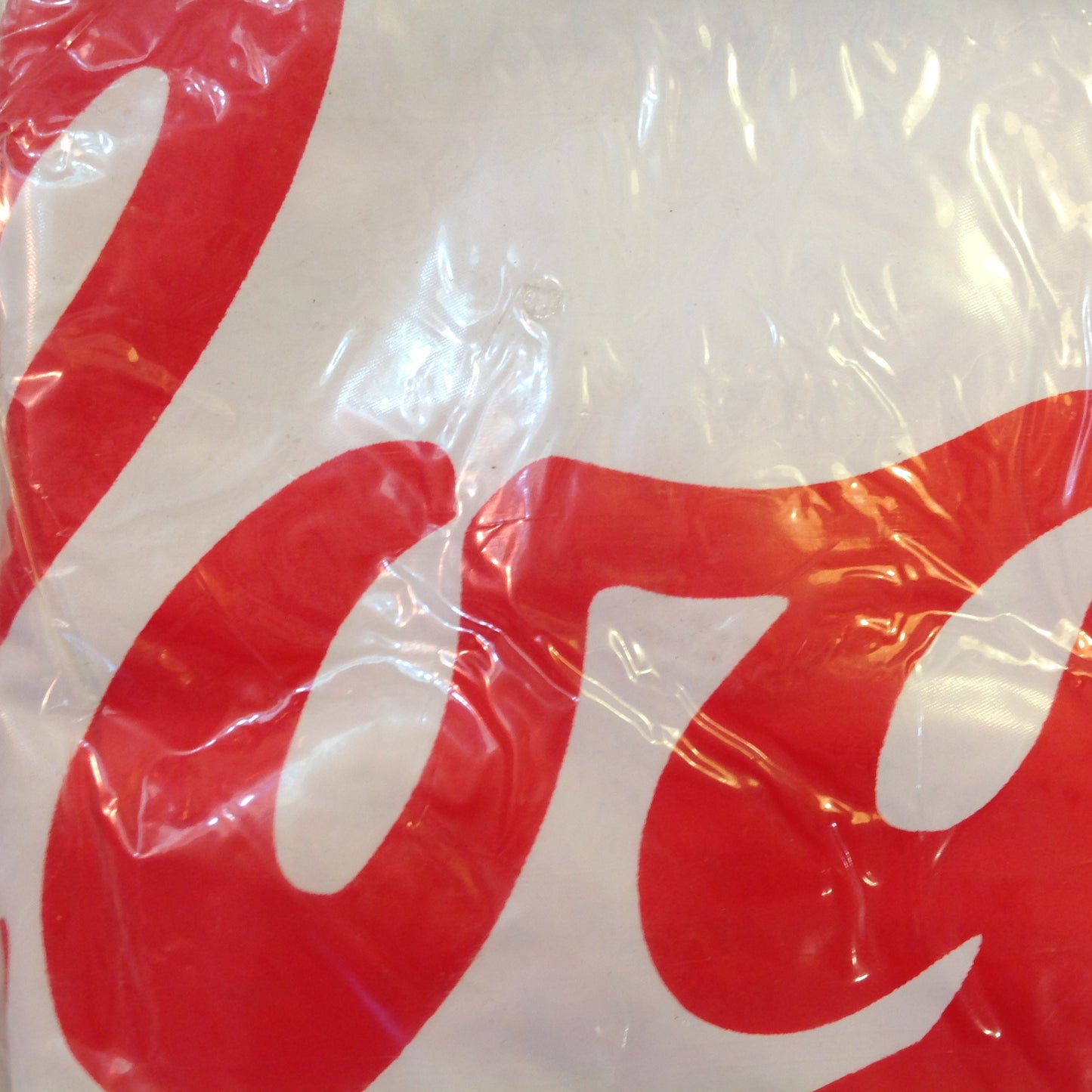 Vintage NOS  Novelty Beach Ball Kellogg's Pink Red White Sealed