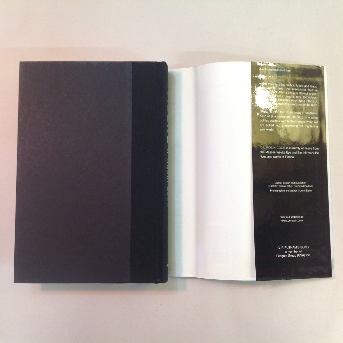 Vintage 2003 HCDJ Seizure Robin Cook First Edition