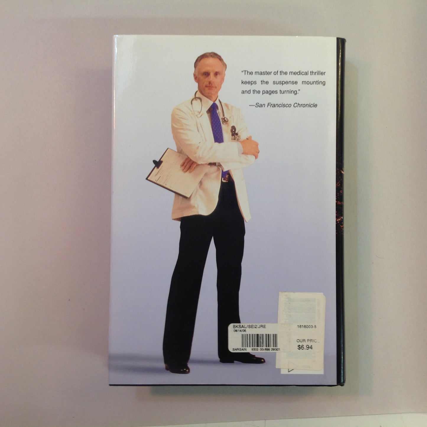 Vintage 2003 HCDJ Seizure Robin Cook First Edition