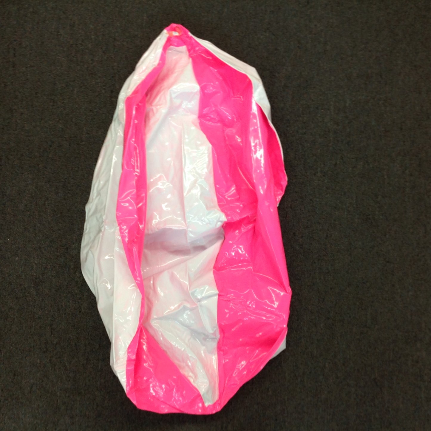 Vintage NOS  Novelty Beach Ball Kellogg's Pink Red White Sealed