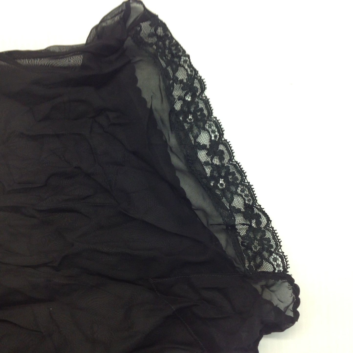 Vintage Sheer Black Lace Women's Panties